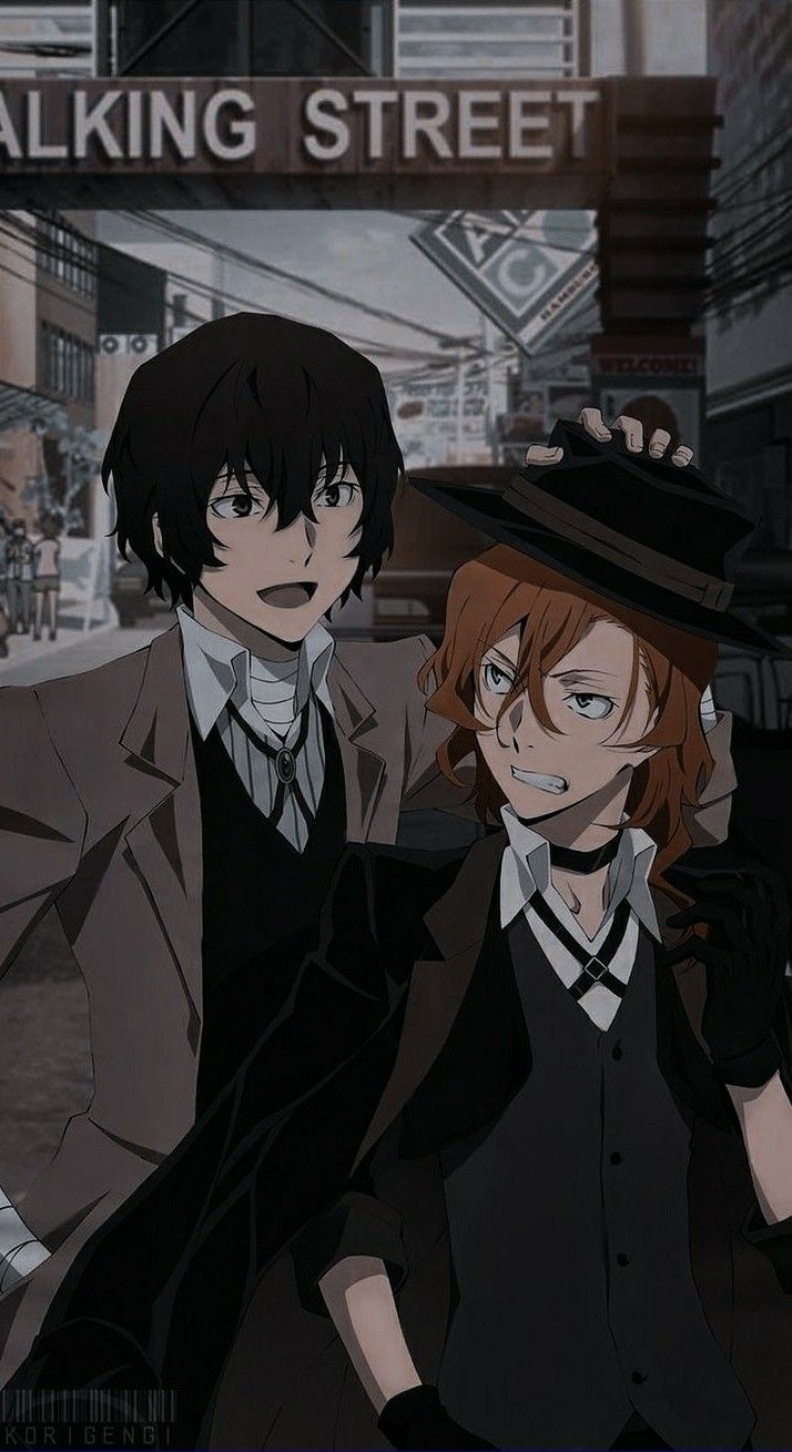 714x1309 ❒ dazai and chuuya: wallpaper