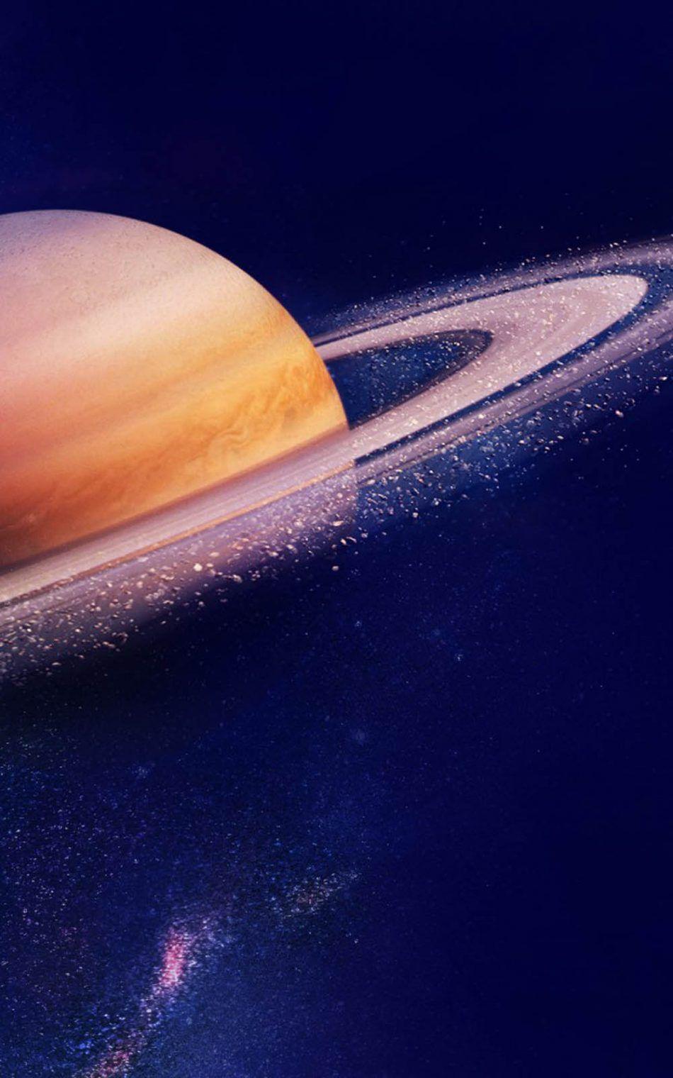 950x1520 Saturn HD Wallpaper
