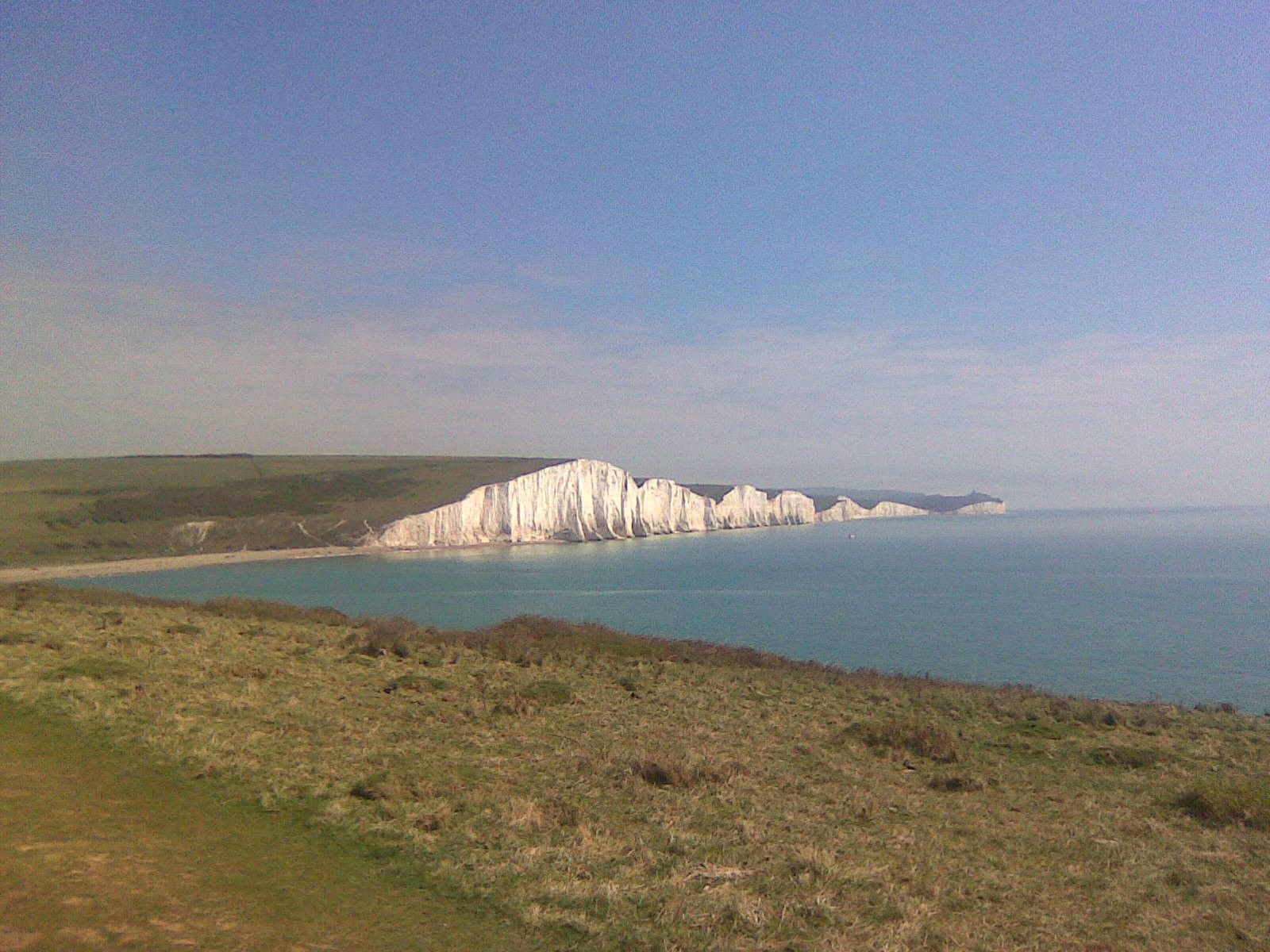 1600x1200 Heelwalker1: Seven Sisters and a Lighthouse