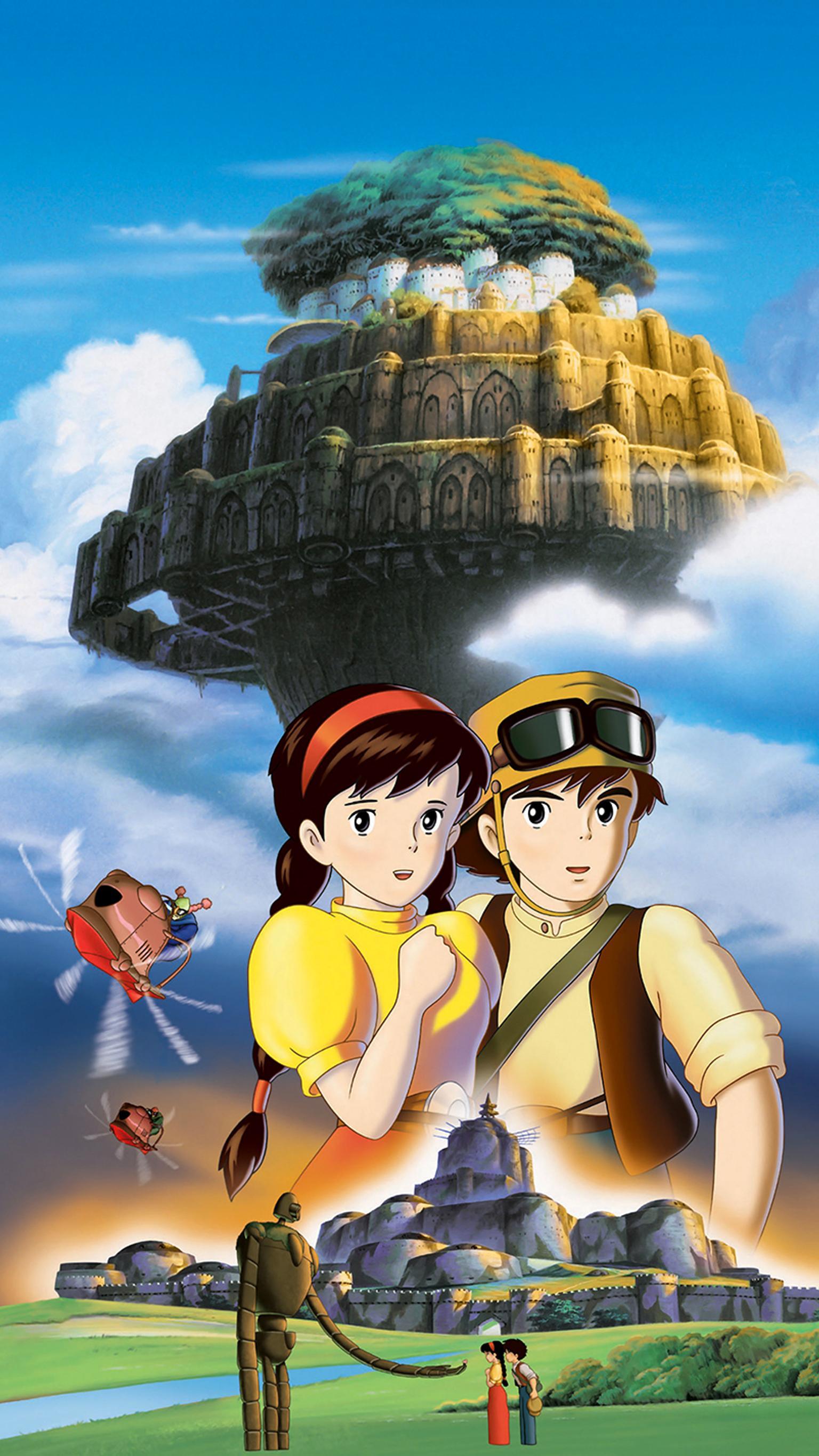 1536x2732 Castle in the Sky (1986) Phone Wallpaper