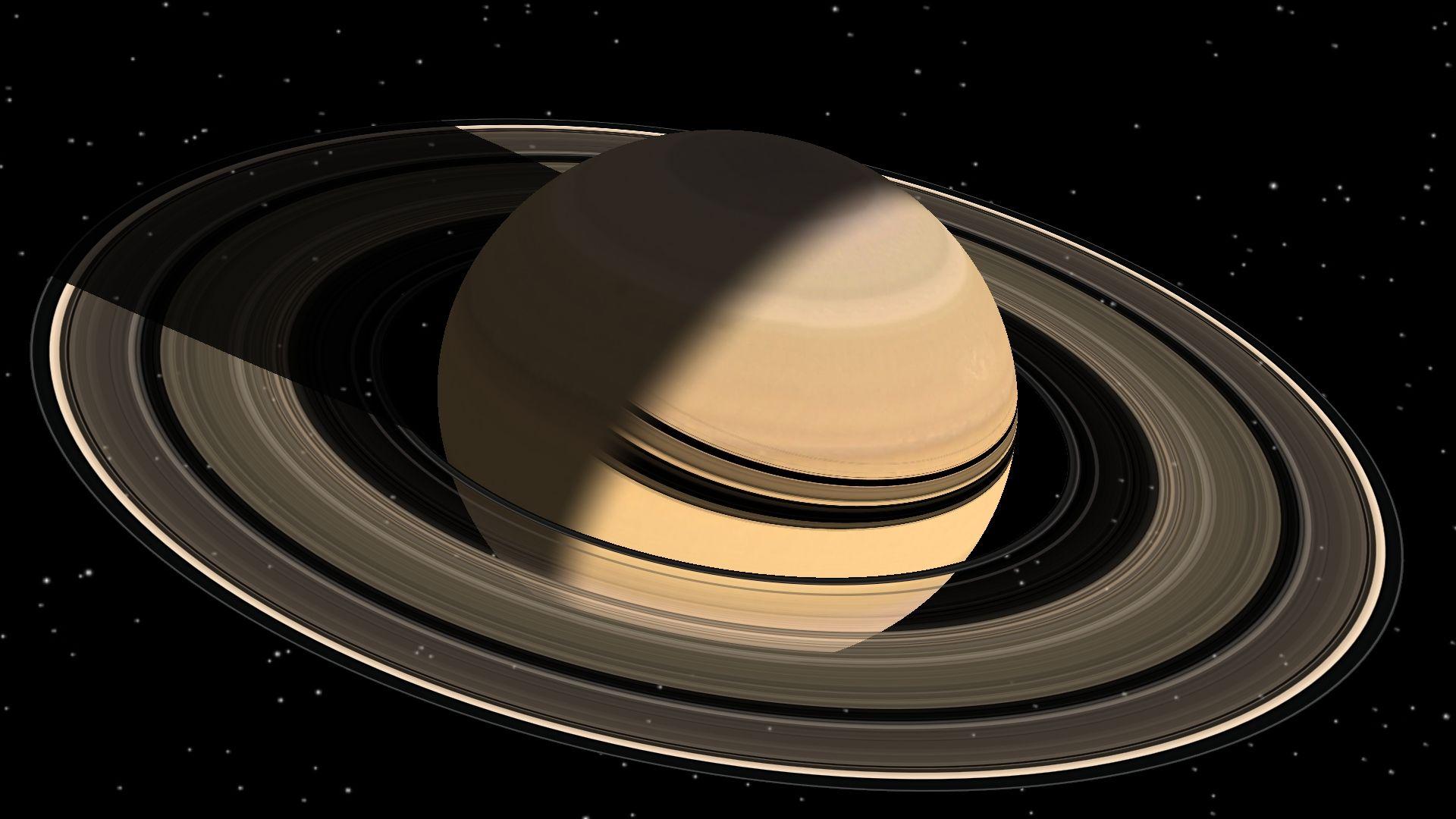 1920x1080 Saturn's Rings: Photo and Wallpaper