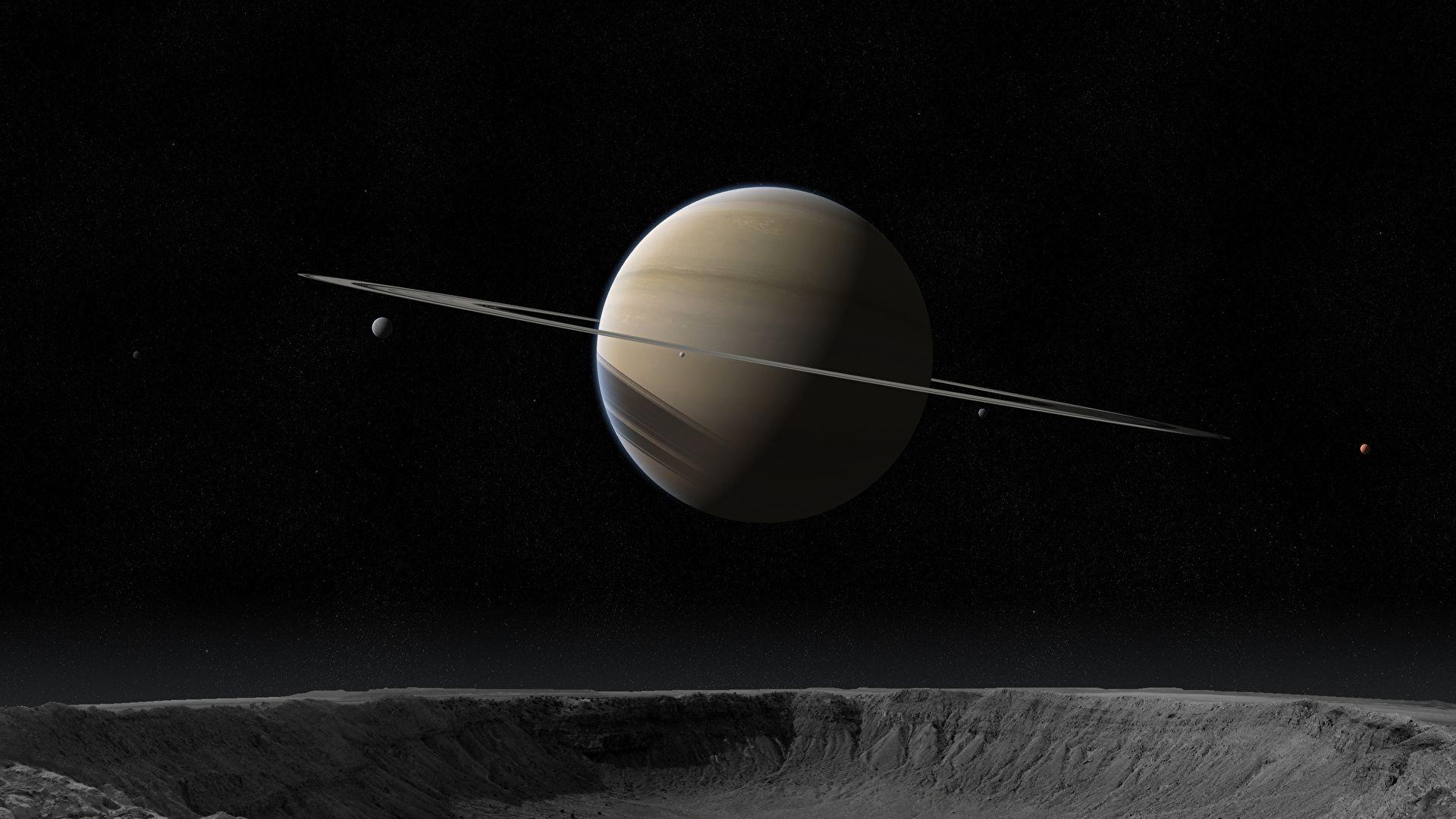 1920x1080 Fonds d'ecran 1920x1080 Planètes Saturne Anneau planétaire