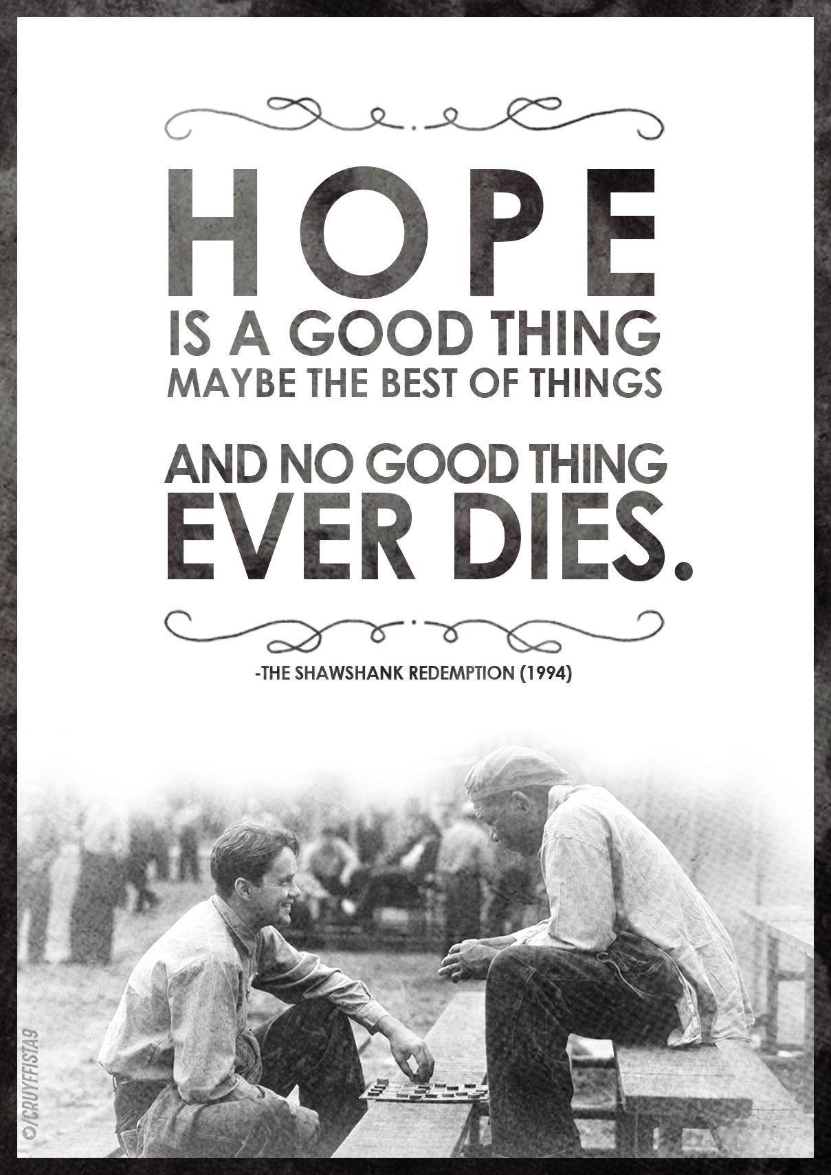 1209x1710 HOPE Shawshank Redemption Movie Poster Typography. movies