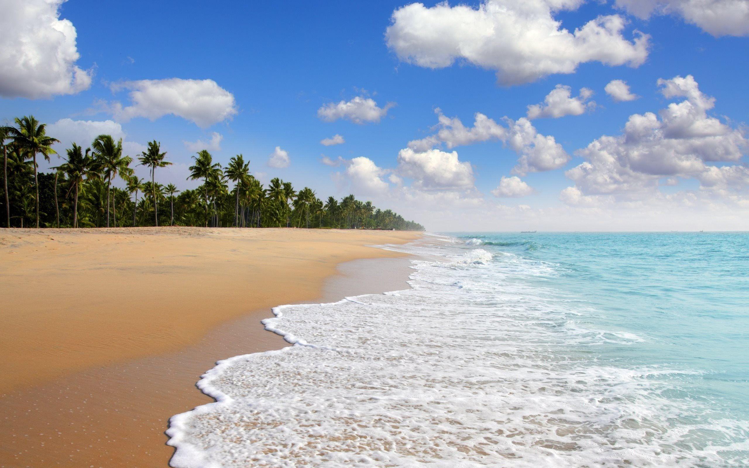 2560x1600 Download wallpaper ocean, beach, tropical island, travel