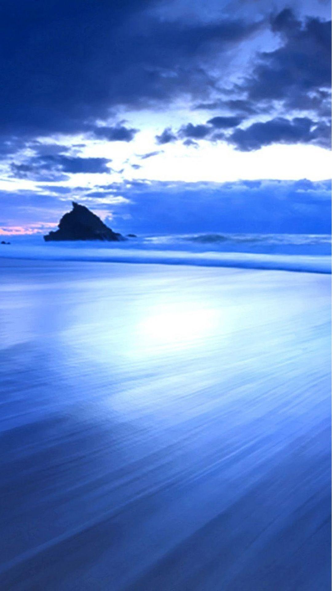 1080x1920 Beach Art Long Exposure Android wallpaper HD
