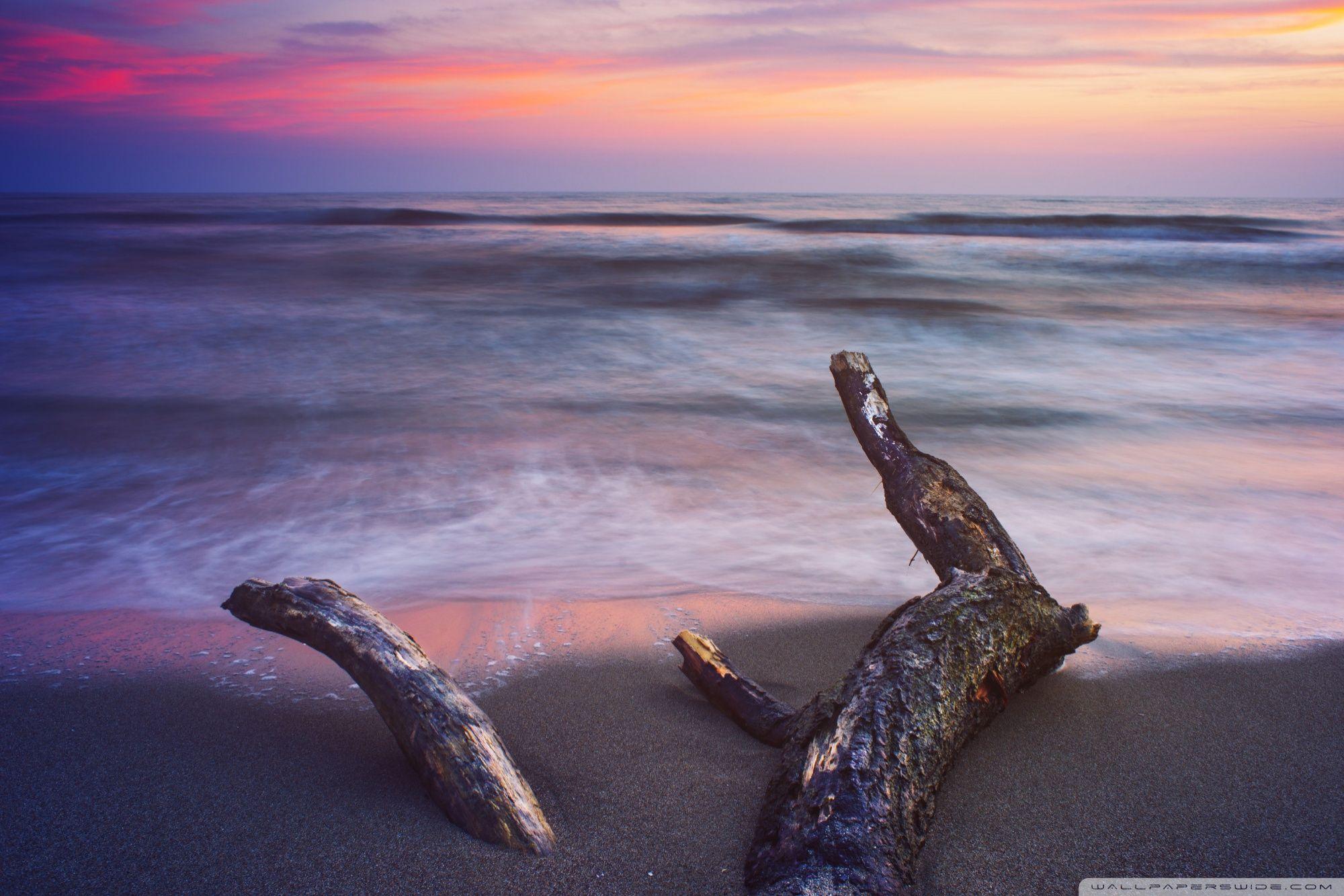 2000x1333 Empty Beach, Long Exposure ❤ 4K HD Desktop Wallpaper for 4K