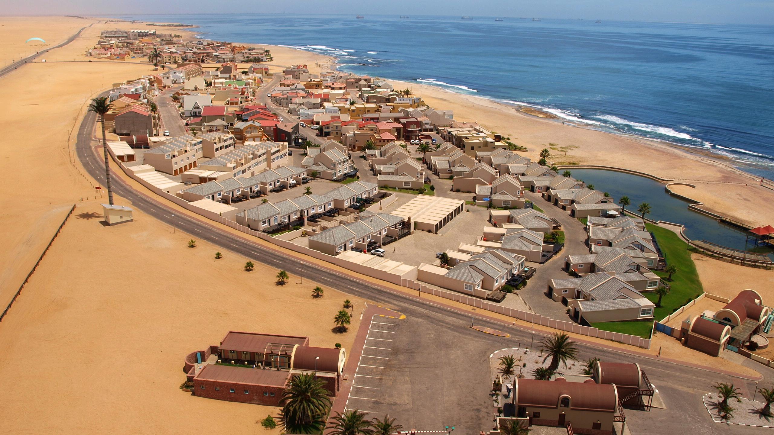 2560x1440 Namibia Wallpaper Beach Walvis Bay, HD Wallpaper