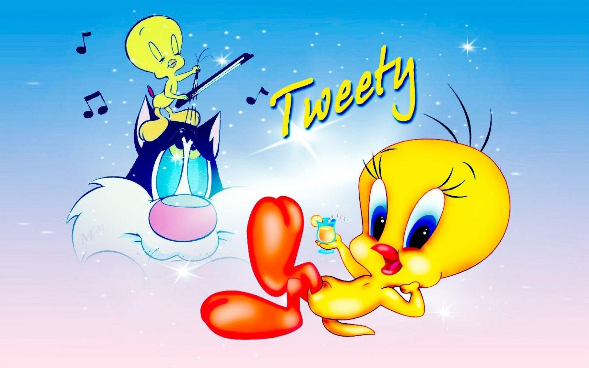 1920x1200 Tweety Bird Cartoons Desktop Wallpaper HD For Your Computer