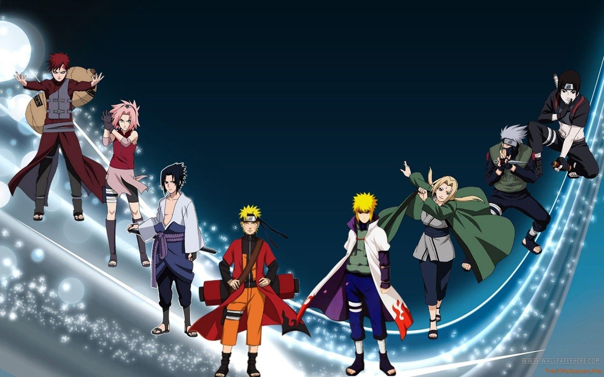1920x1200 naruto characters wallpaper