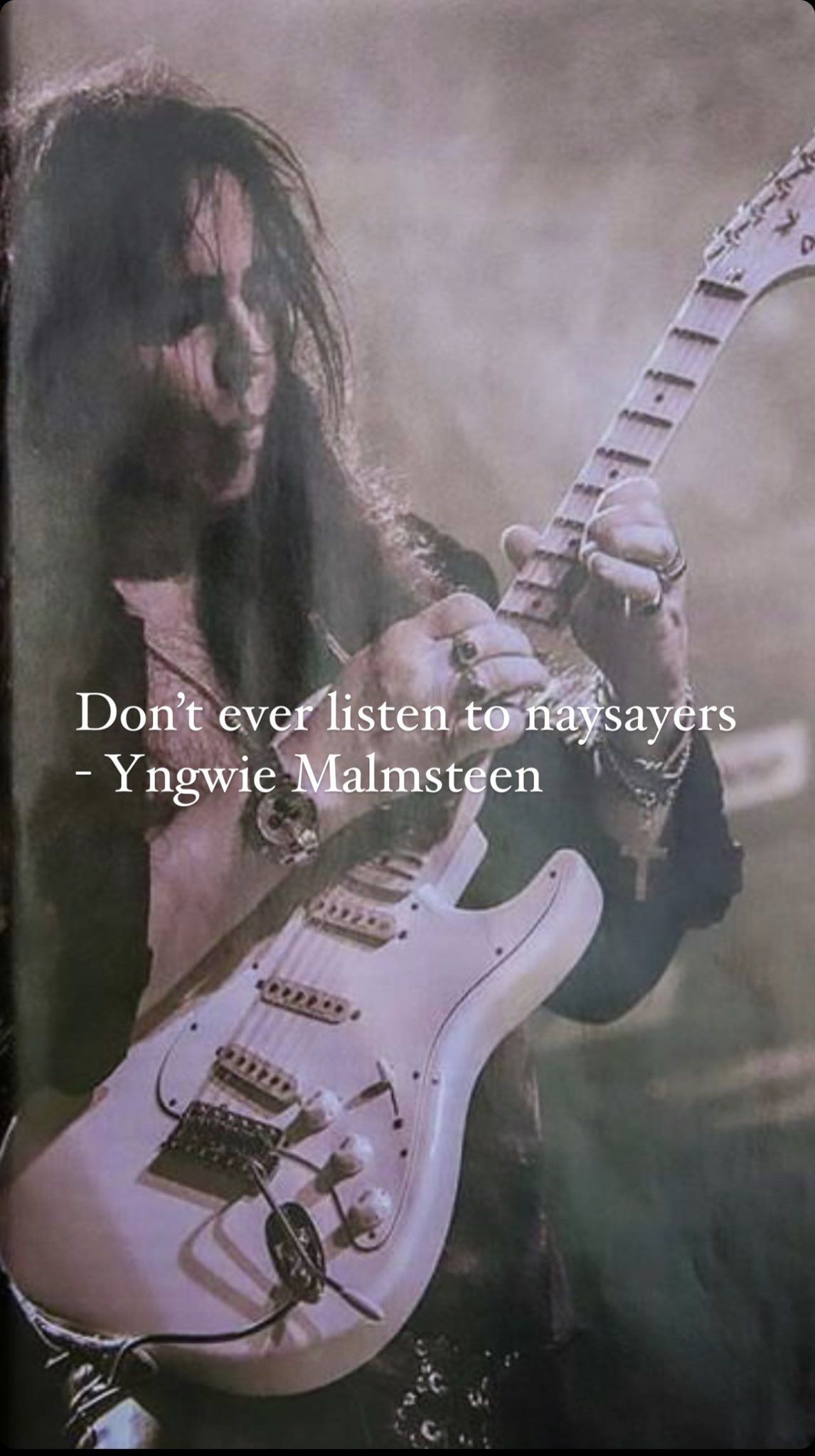 1146x2048 Yngwie Malmsteen on X: I have been playing for over 50 years! Don't ever listen to naysayers you guys on the road / X