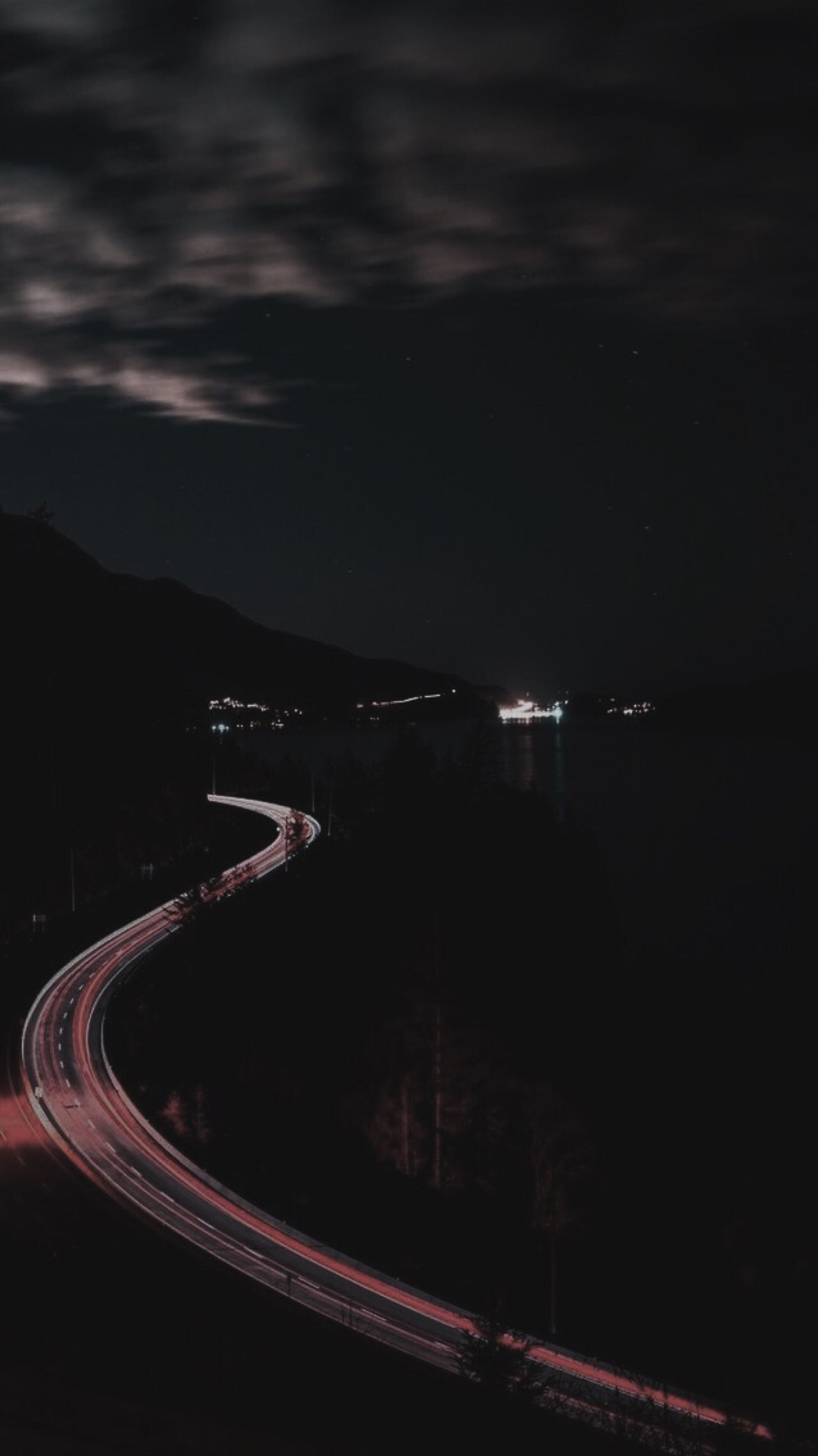 2048x3644 Soft Dark Wallpaper