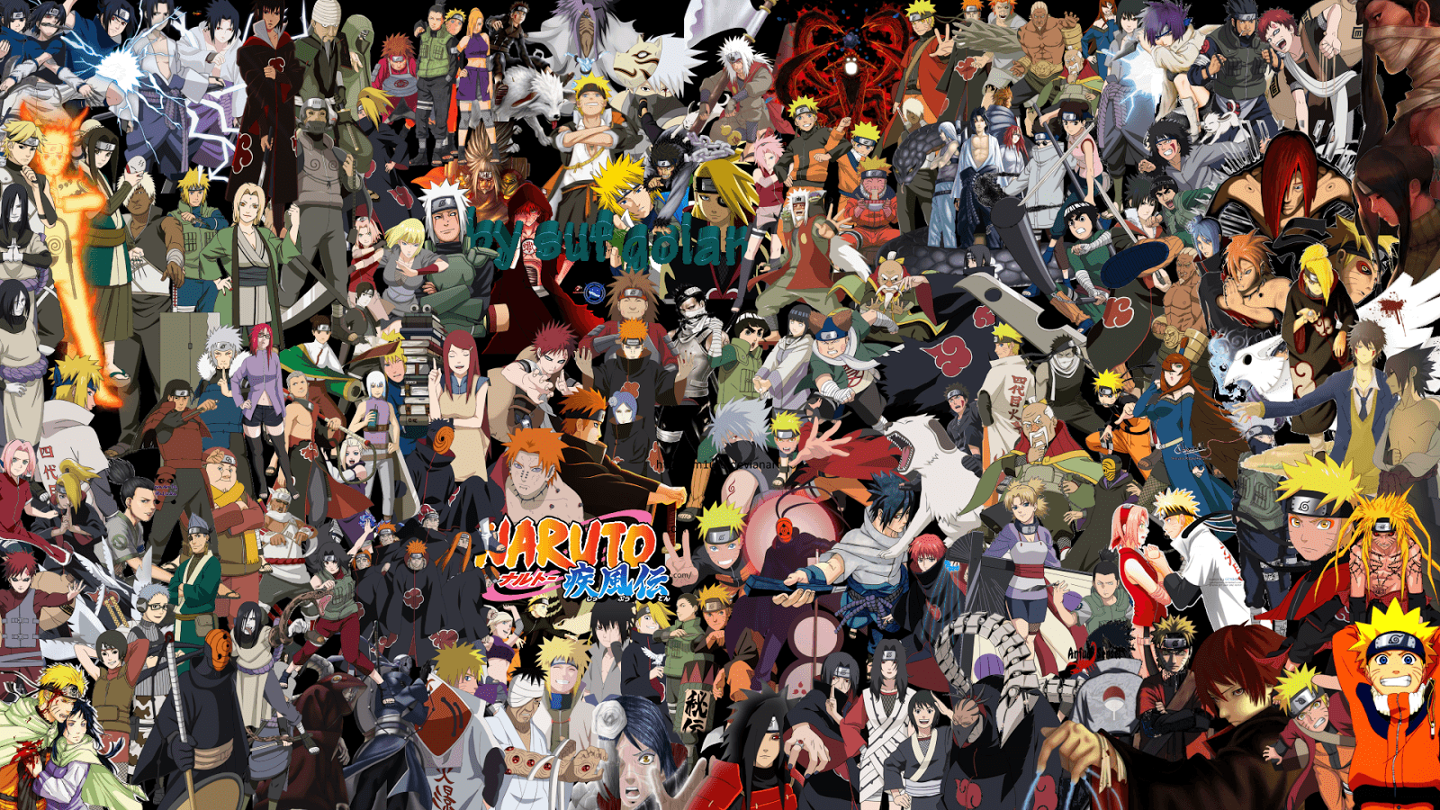 1600x900 Naruto Characters Wallpaper