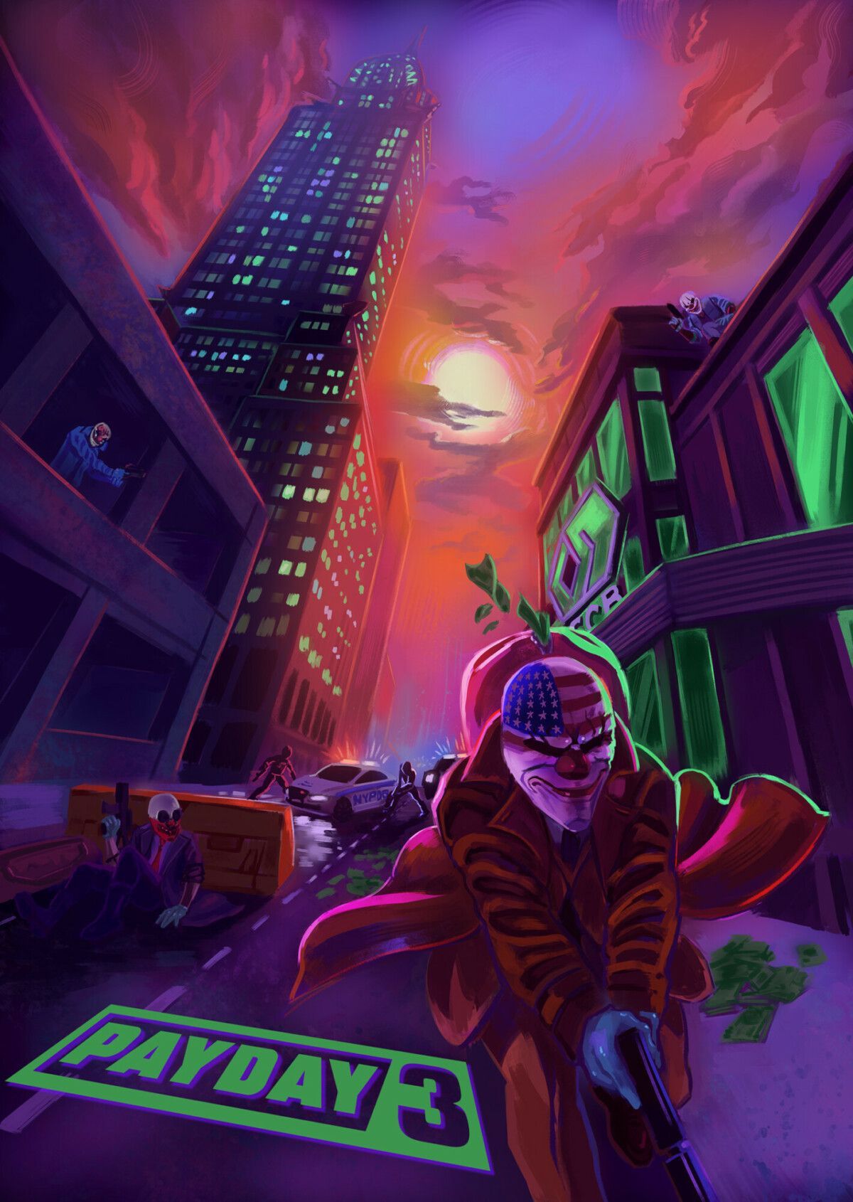 1200x1690 PAYDAY 3 Posters