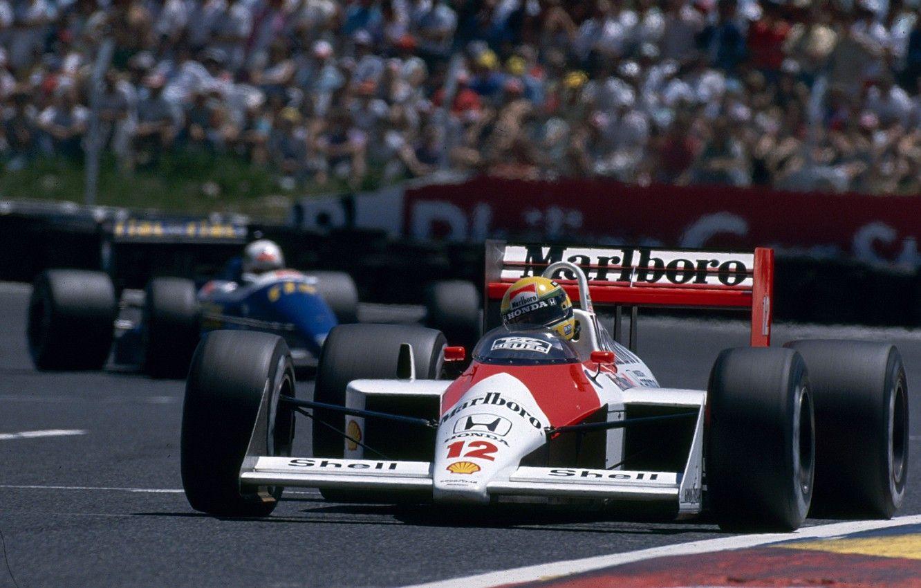 Hình nền 1332x850 Ayrton Senna, GP Pháp, Mùa 1988, McLaren MP4