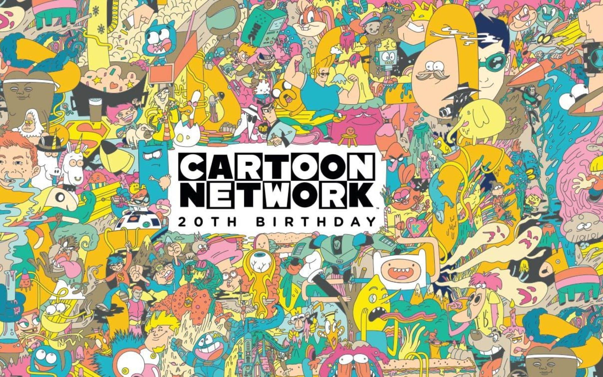 1920x1200 Cartoon Network Colorful Collage