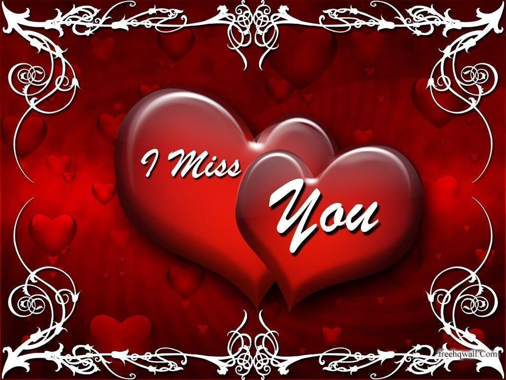 1024x768 Miss You Image Wallpaper