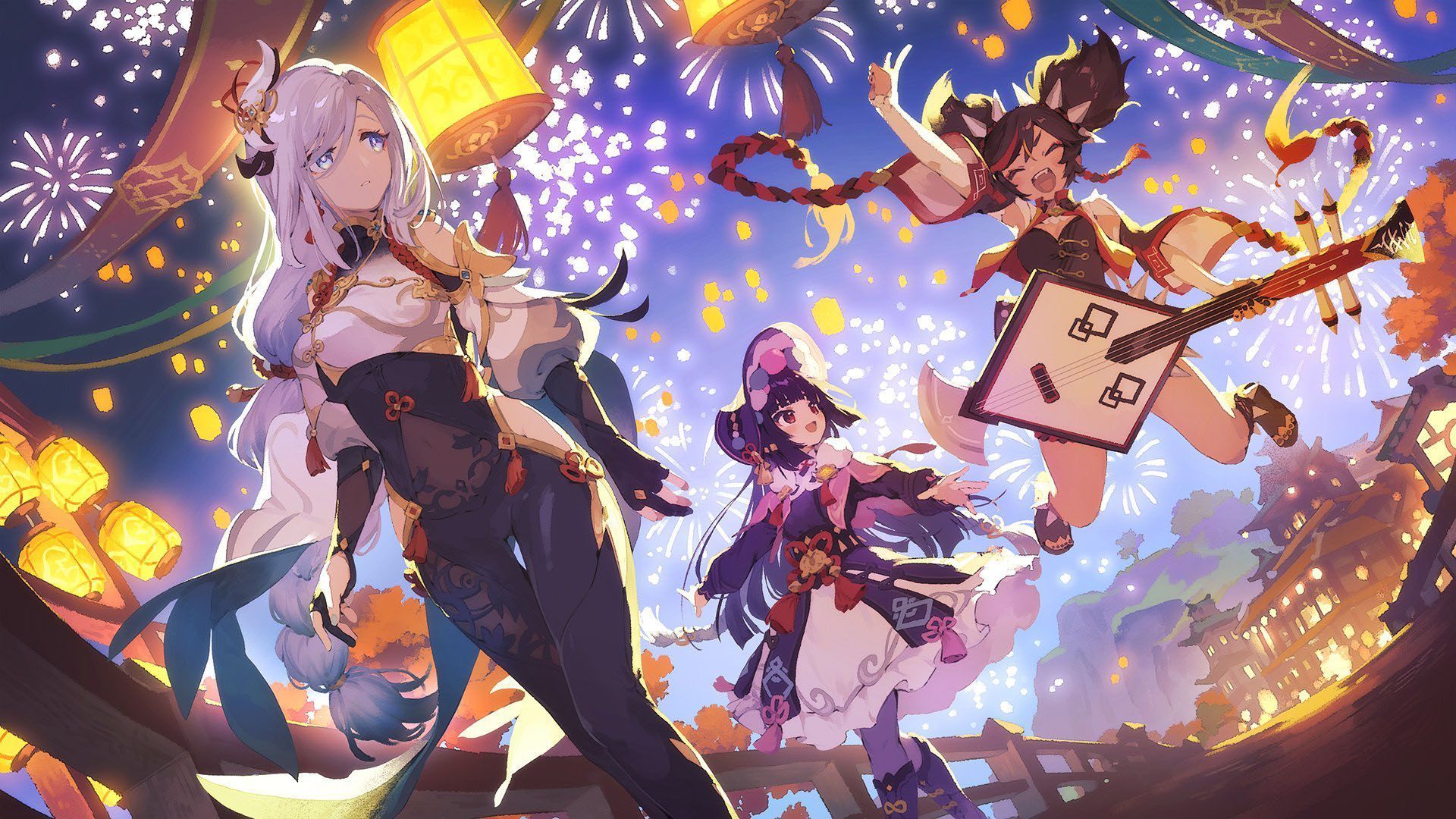 1920x1080 2nd year lantern right Genshin Impact