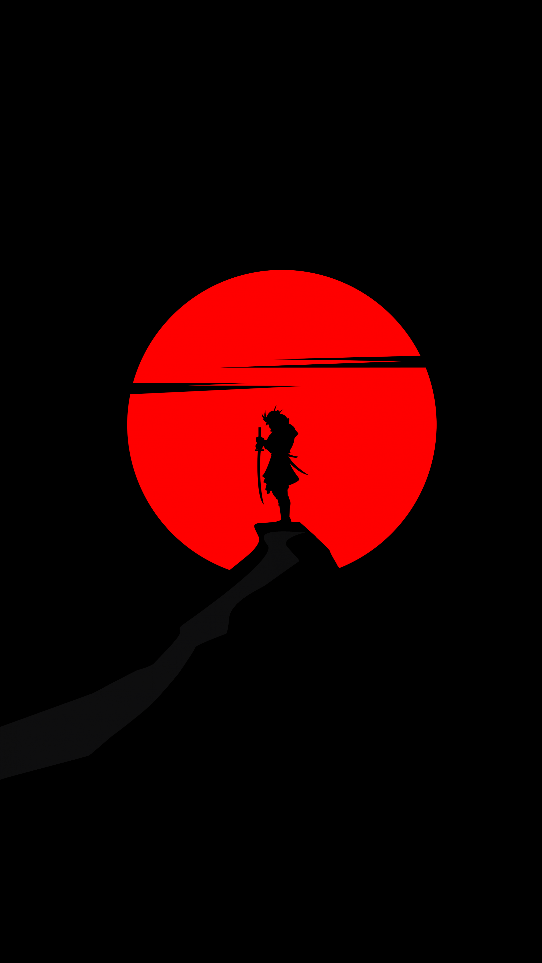 2160x3840 Samurai Wallpaper 4K, Katana, Warrior, Immortal, Sun