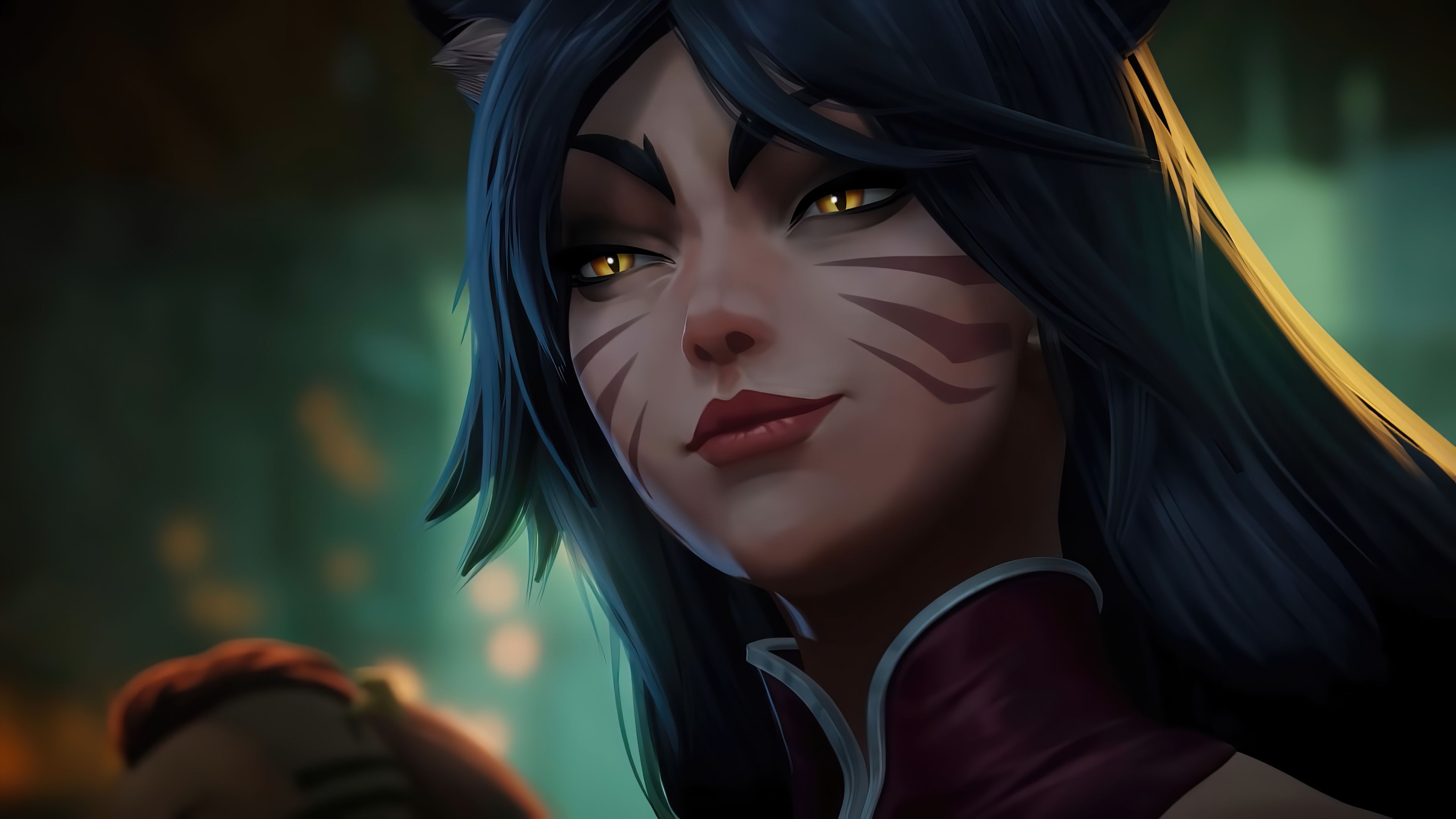 3840x2160 Ahri Ruined King LoL HD 4K Wallpaper