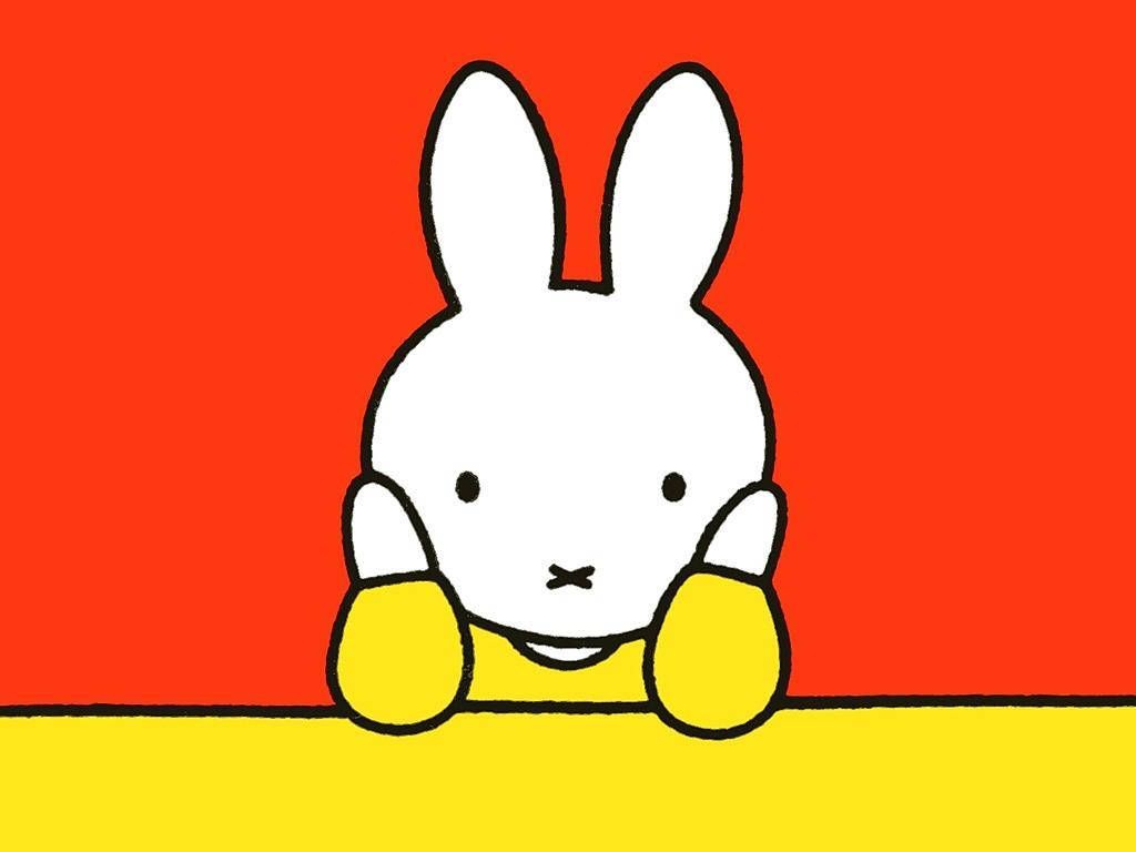 1024x768 Cute Miffy Bunny Close Up Wallpaper