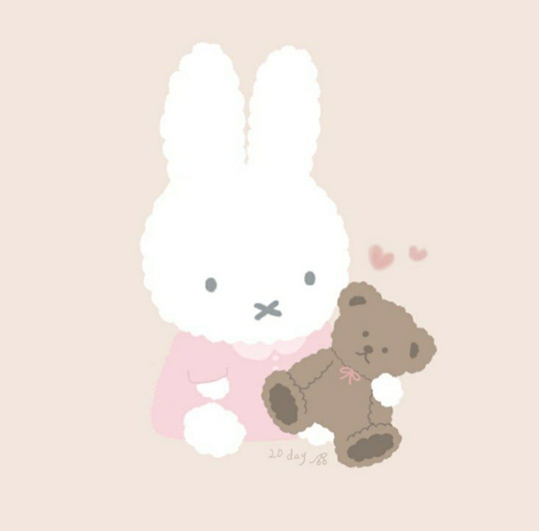 1080x1064 Pink Miffy Wallpaper