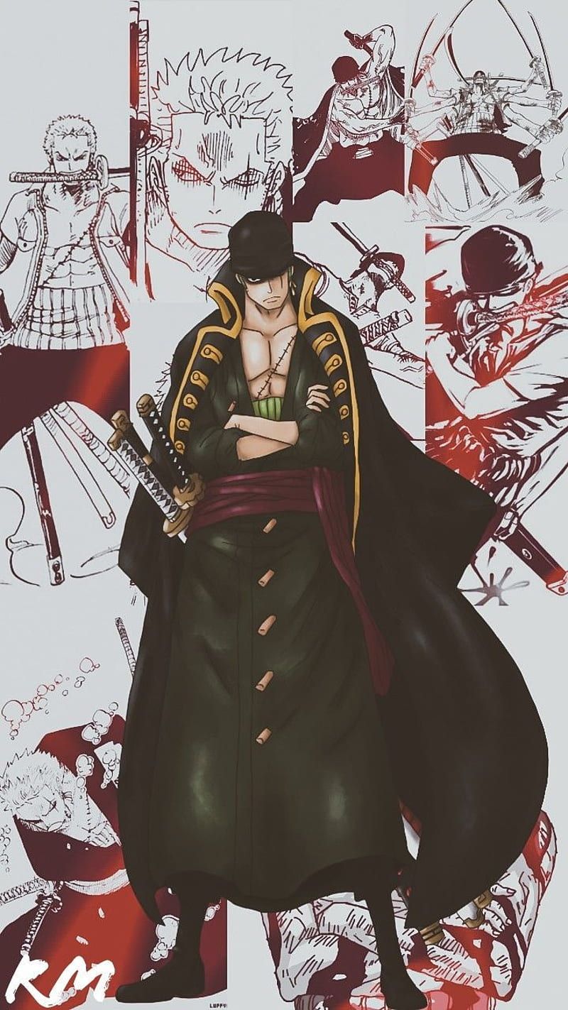 800x1423 Roronoa zoro, anime, HD phone wallpaper