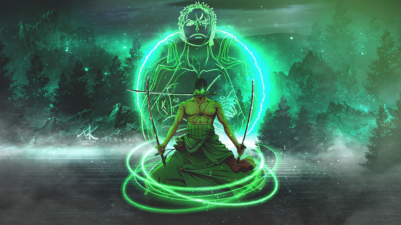 1400x788 Roronoa Zoro 4k - Behance