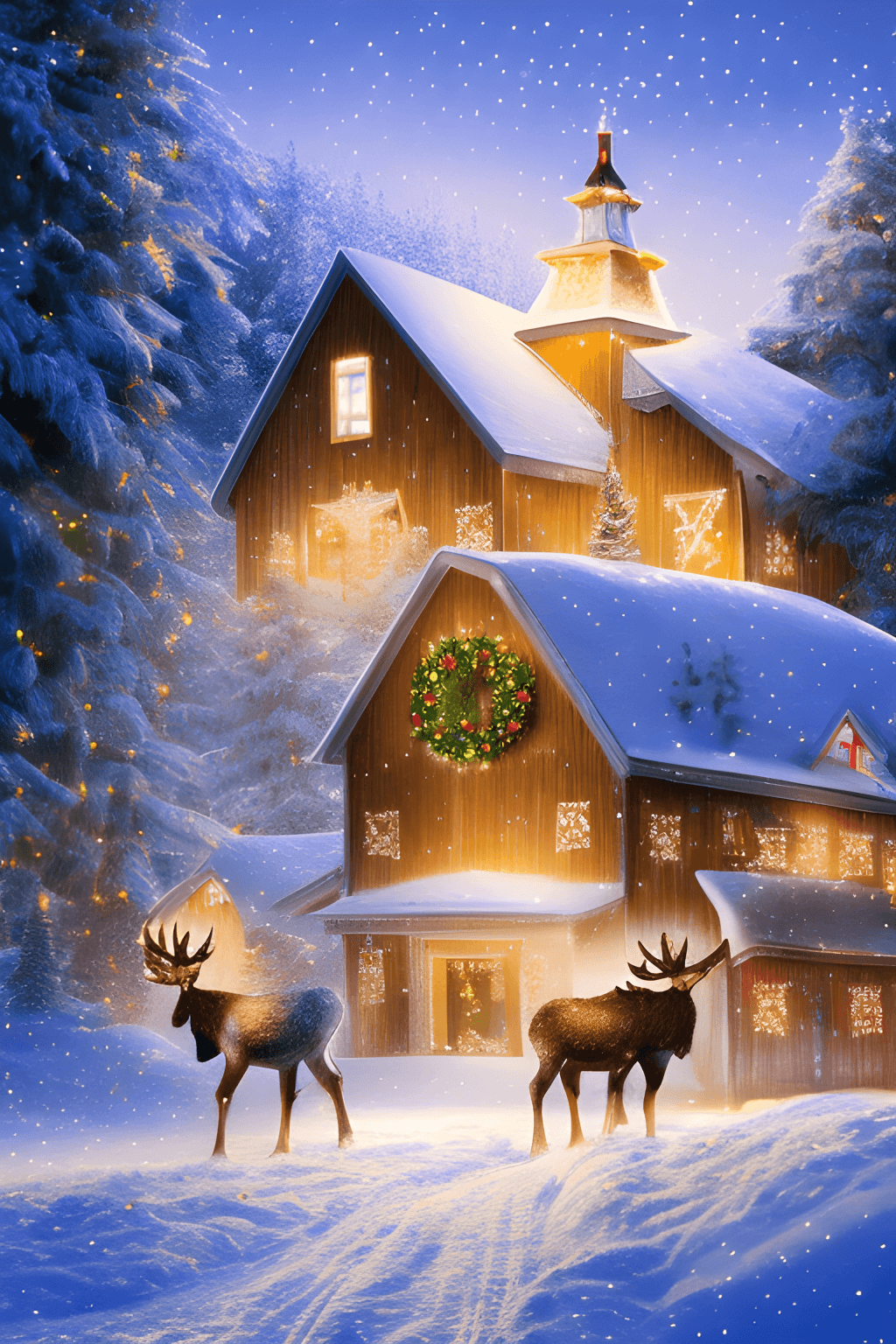 Christmas Barn Wallpapers - Top Free Christmas Barn Backgrounds ...