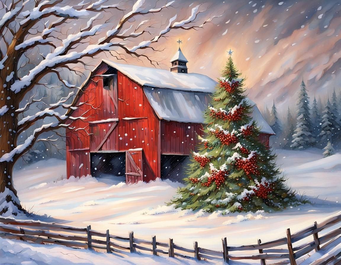 Christmas Barn Wallpapers - Top Free Christmas Barn Backgrounds ...