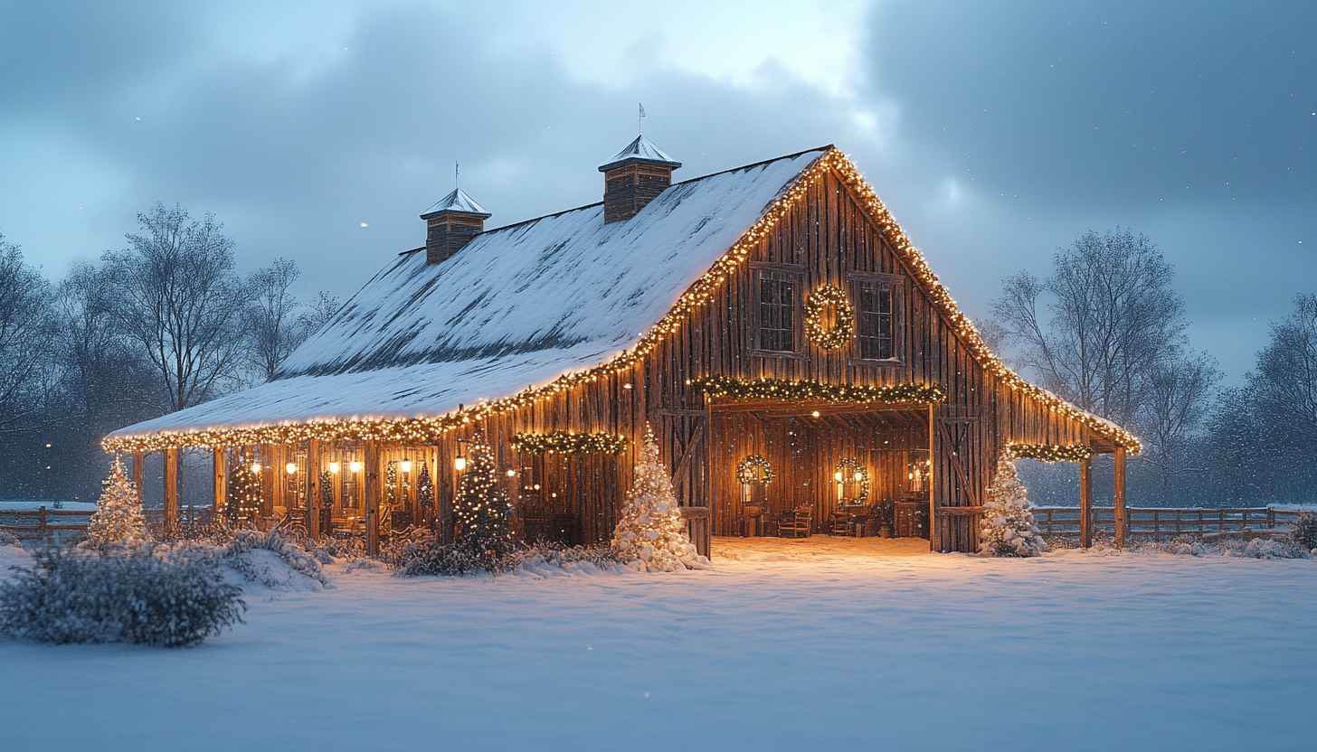 1456x832 winter barn wallpaper
