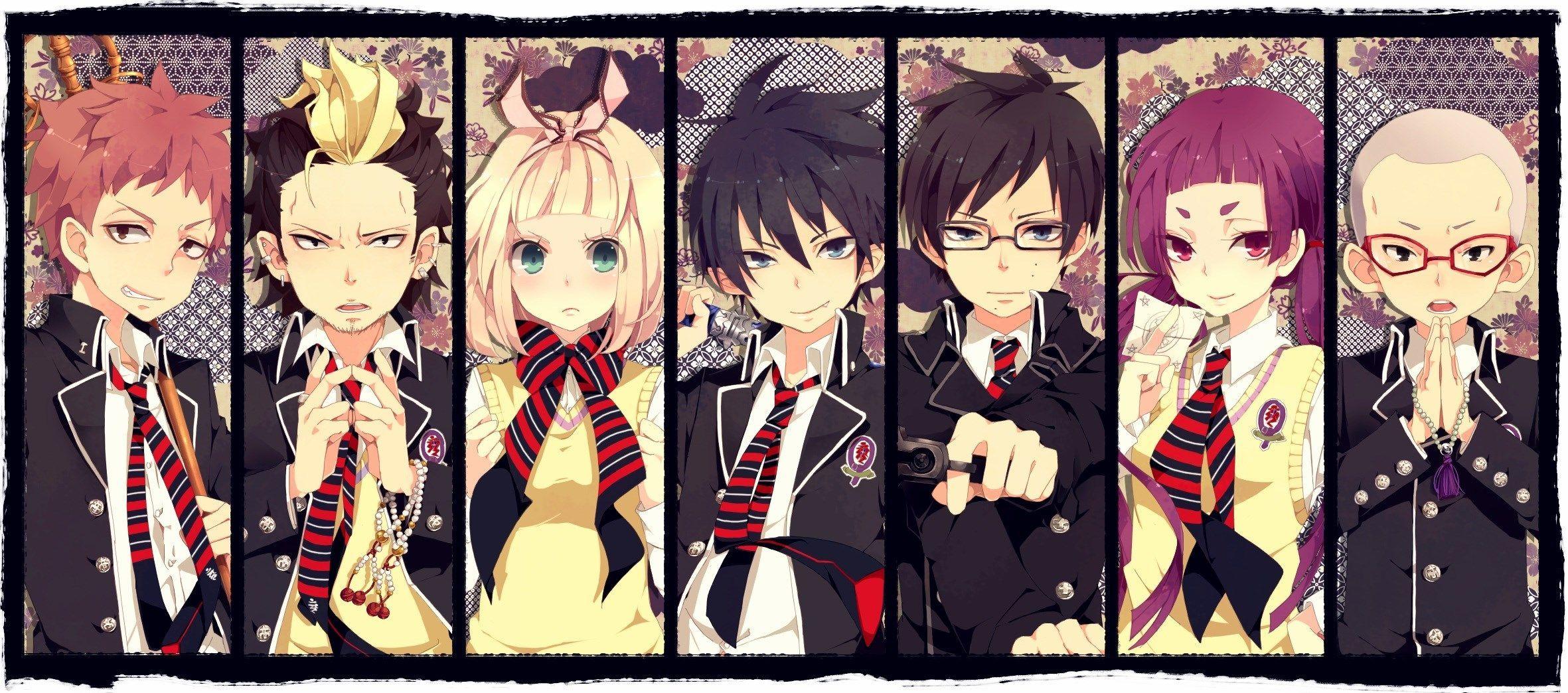 2362x1044 blue exorcist backround 1080p high quality, 2362x1044 695 kB
