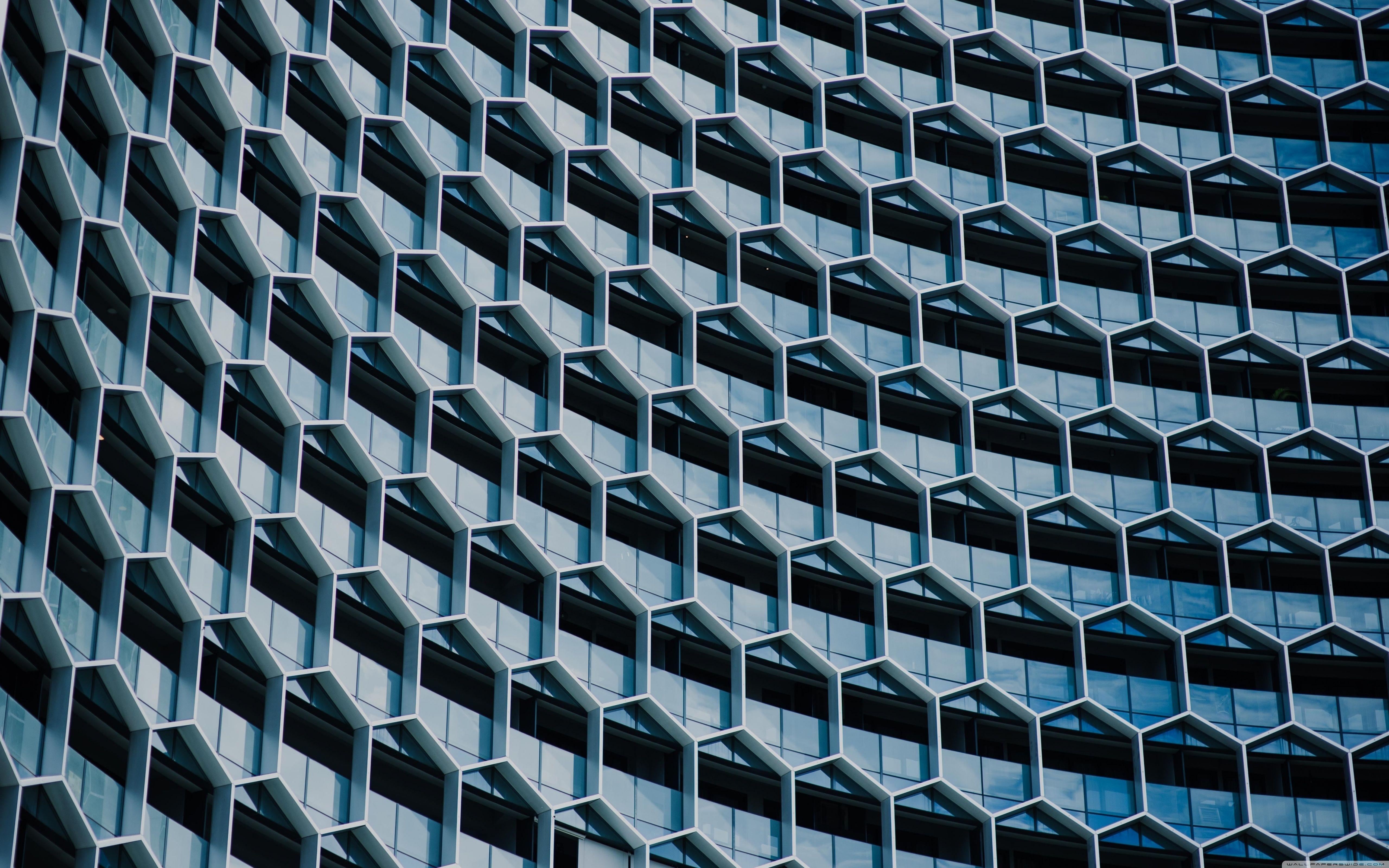 5120x3200 Architecture HoneyComb Building ❤ 4K HD Desktop Wallpaper