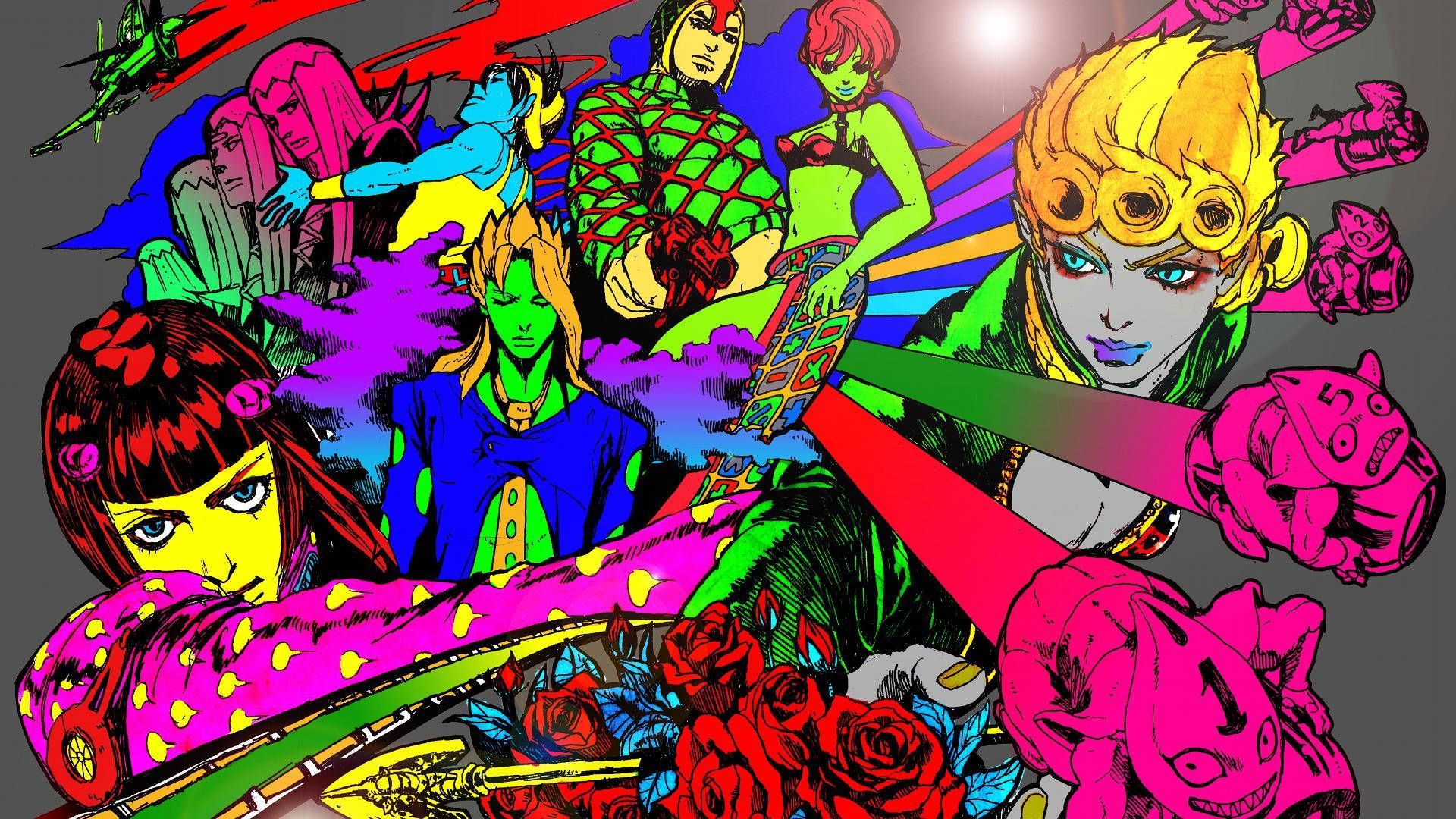 1920x1080 Jojo Bizarre Adventure Colorful