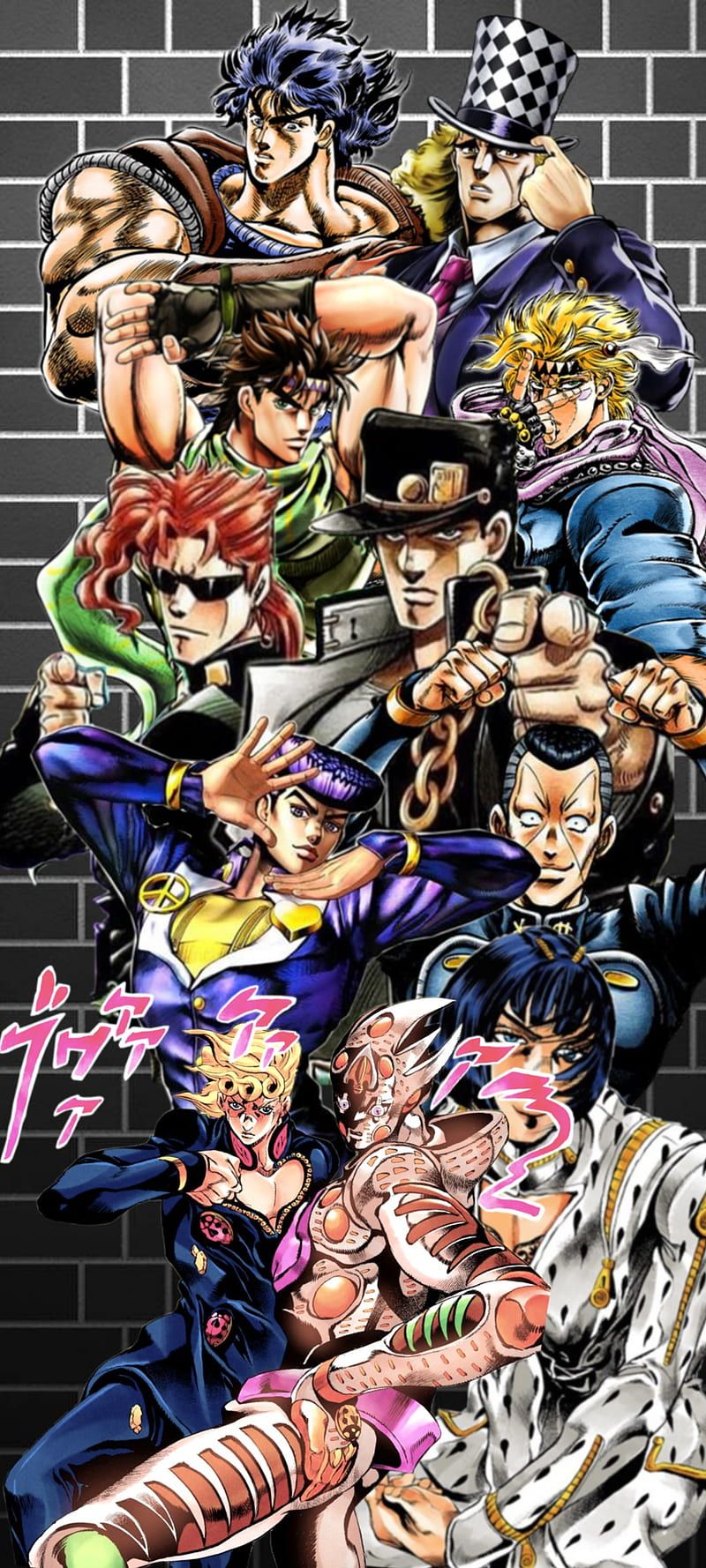 800x1778 Jojos and jobros, anime, jojo, HD phone