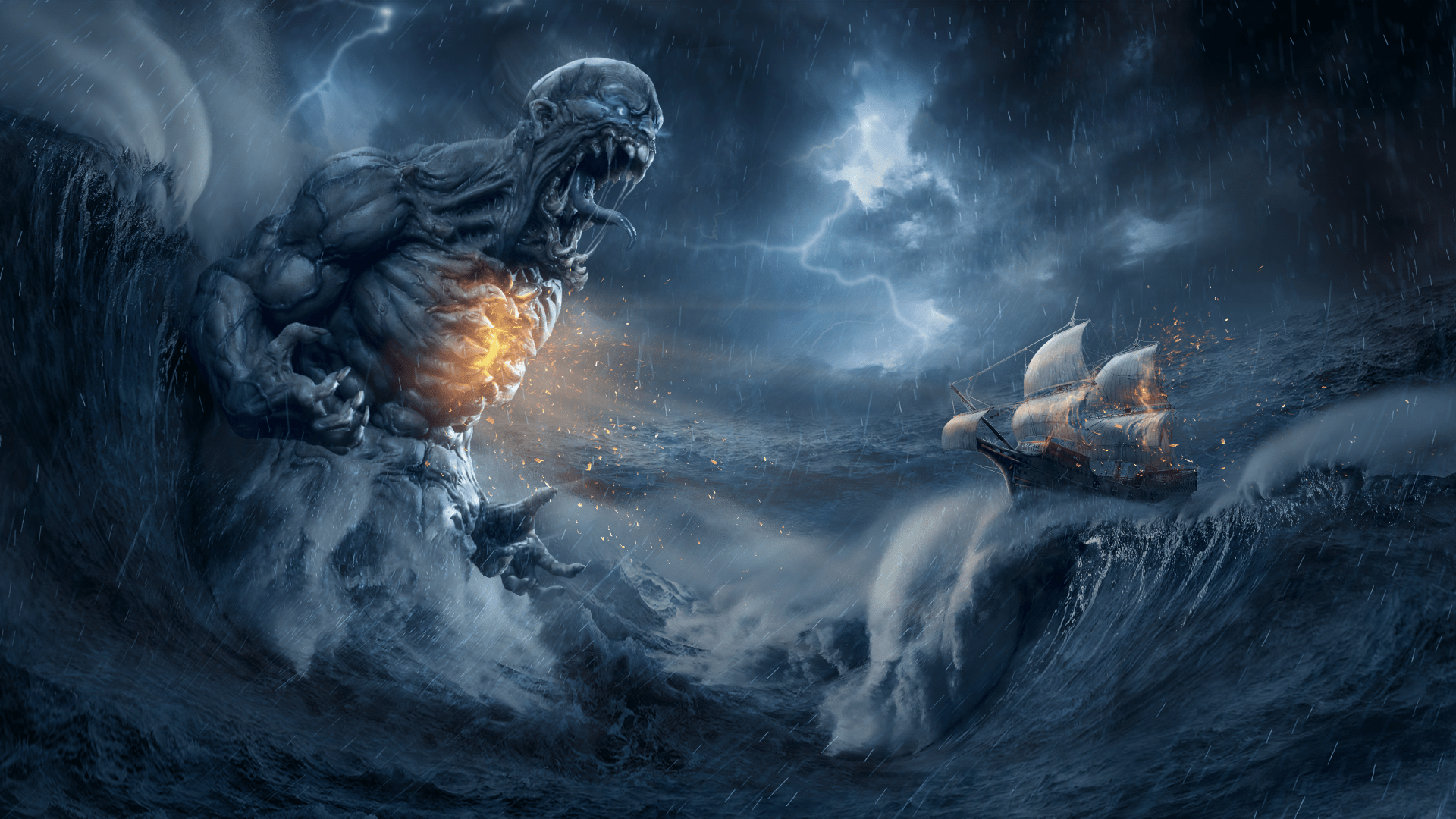 1920x1080 Download Monster HD Wallpaper