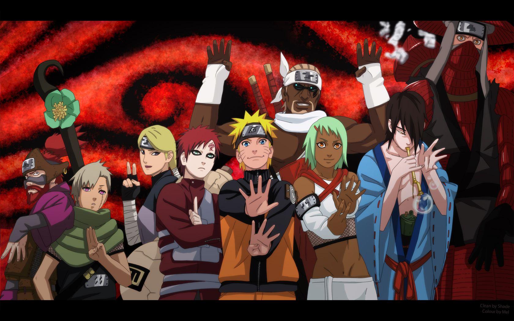 1680x1050 Naruto Shippuden All Characters Wallpaper