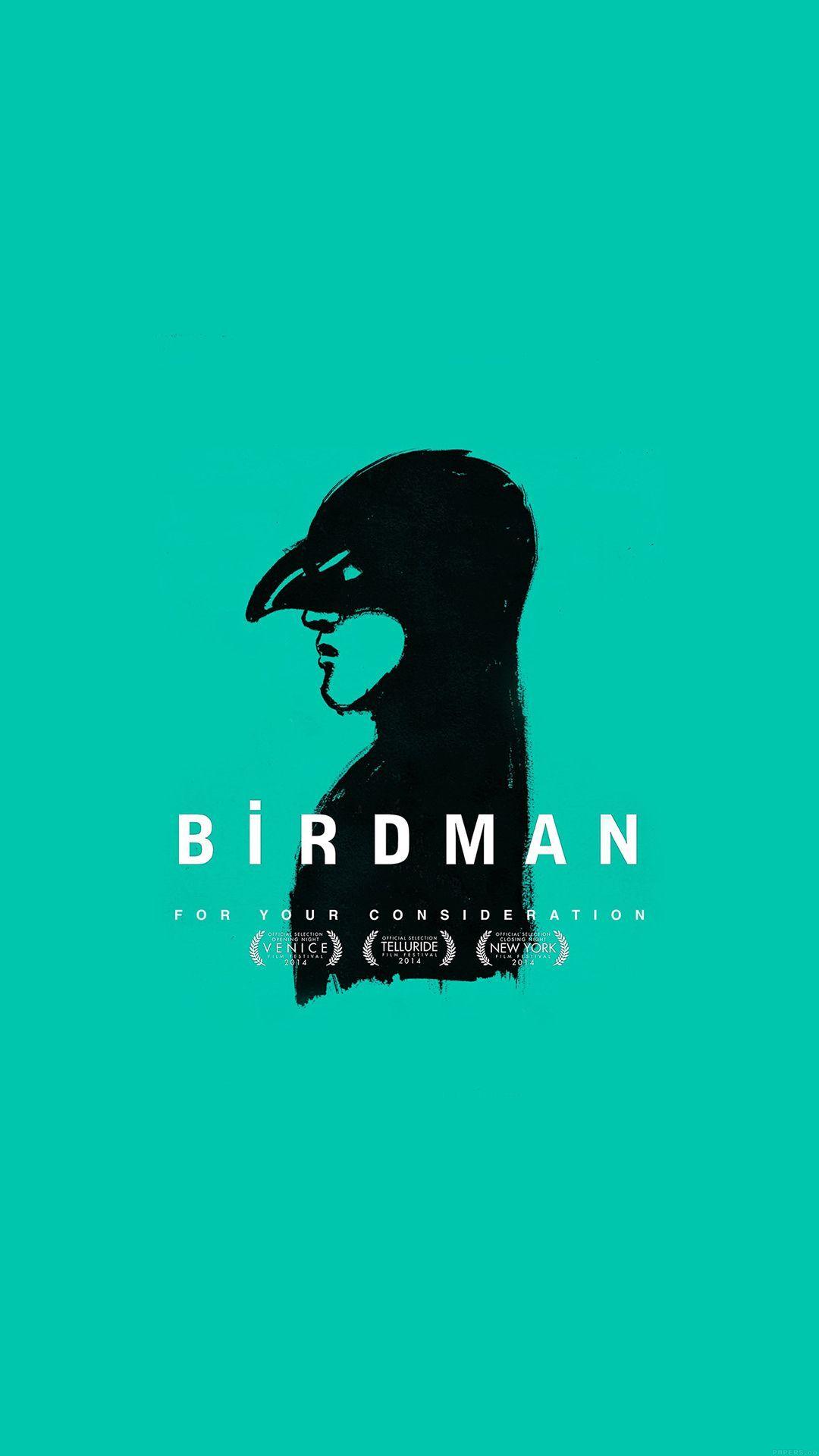 1080x1920 Birdman Poster Green Film 5s Wallpaper Movies