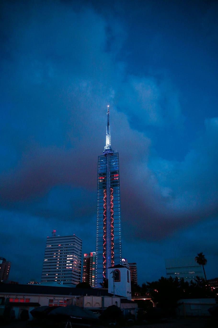 910x1365 Fukuoka tower 1080P, 2K, 4K, 5K HD wallpaper free download
