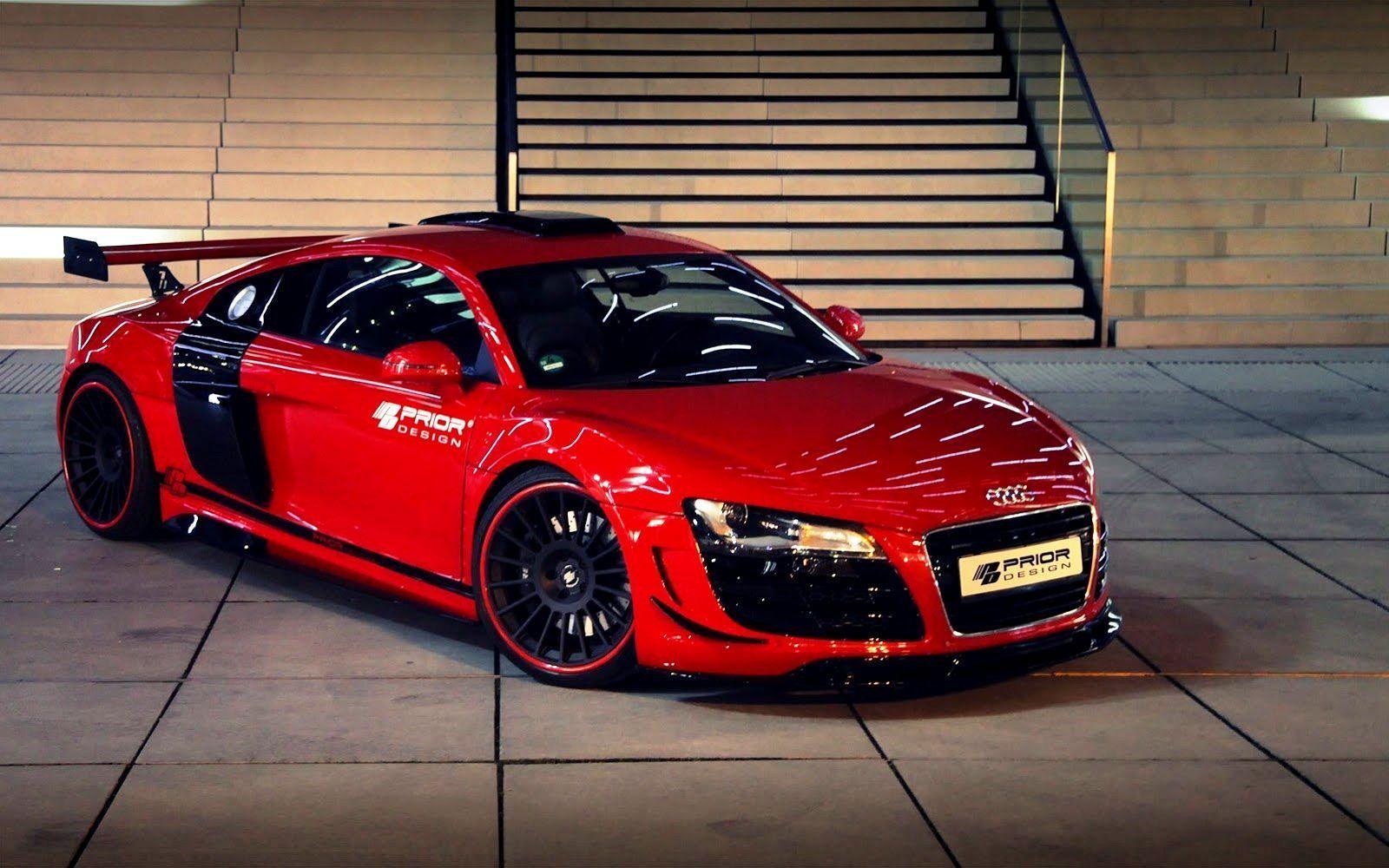 1600x1000 Desktop Audi R8 Black Modified Wallpaper 559984