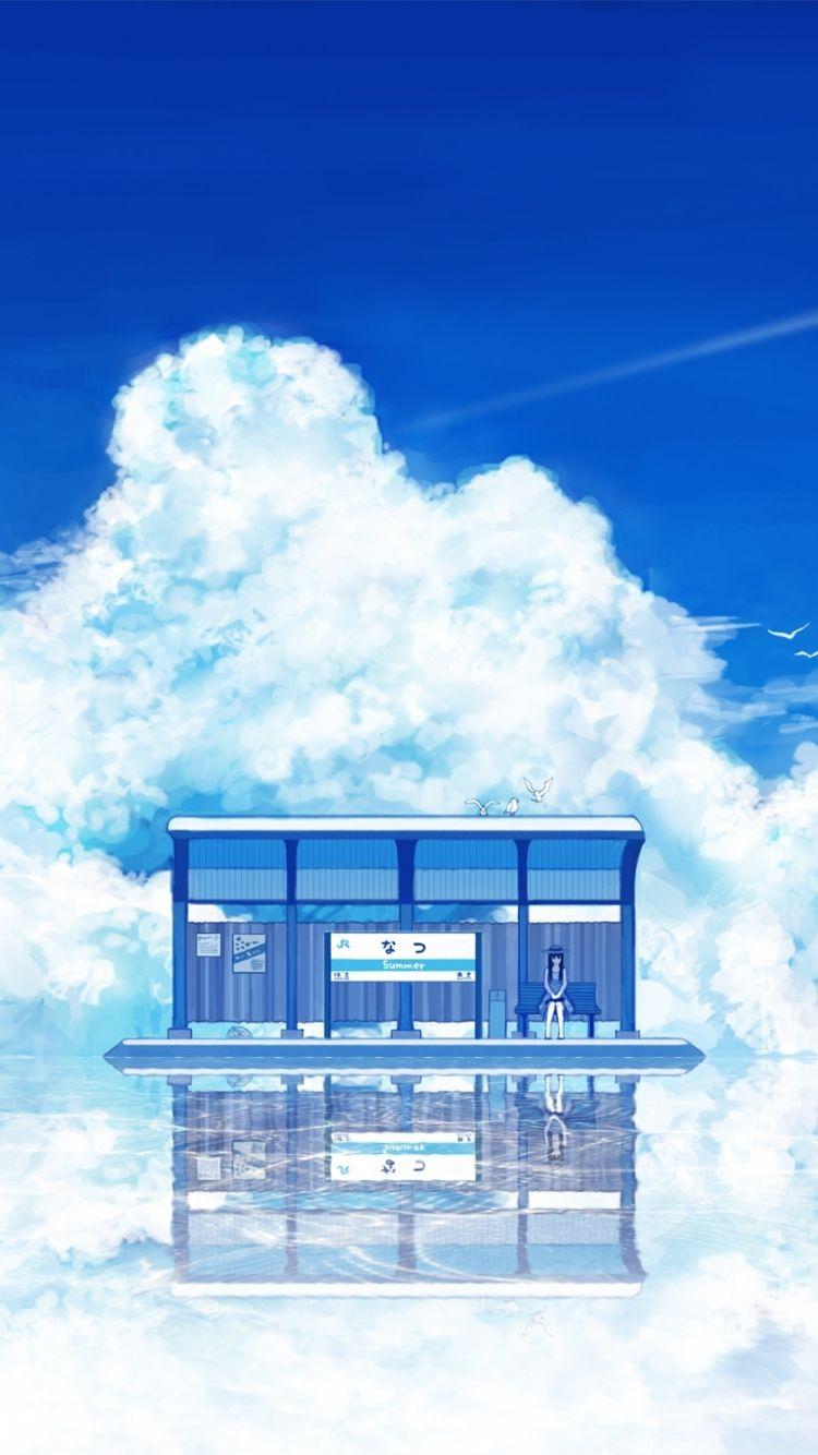 750x1334 Anime Scenic (750x1334) Wallpaper