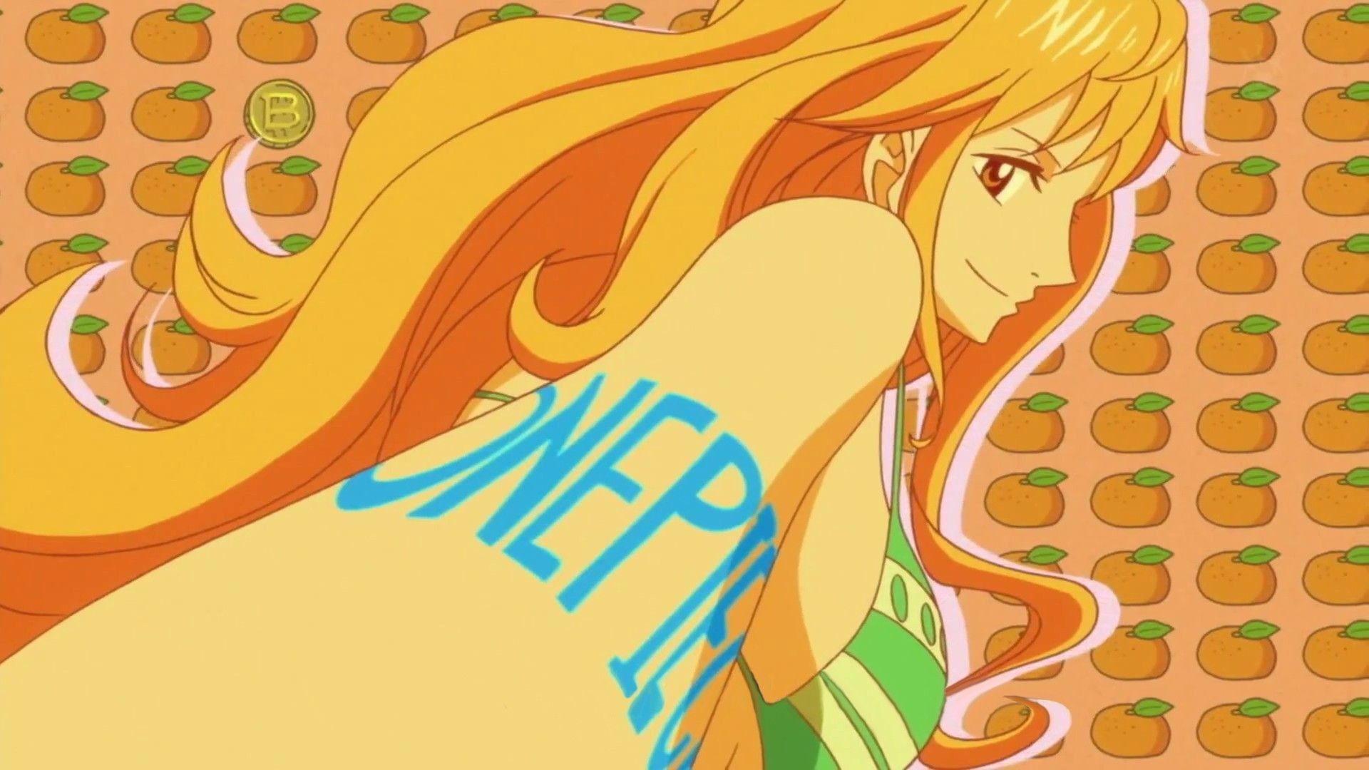 Nami One Piece Red Wallpaper 4K HD PC 9681h