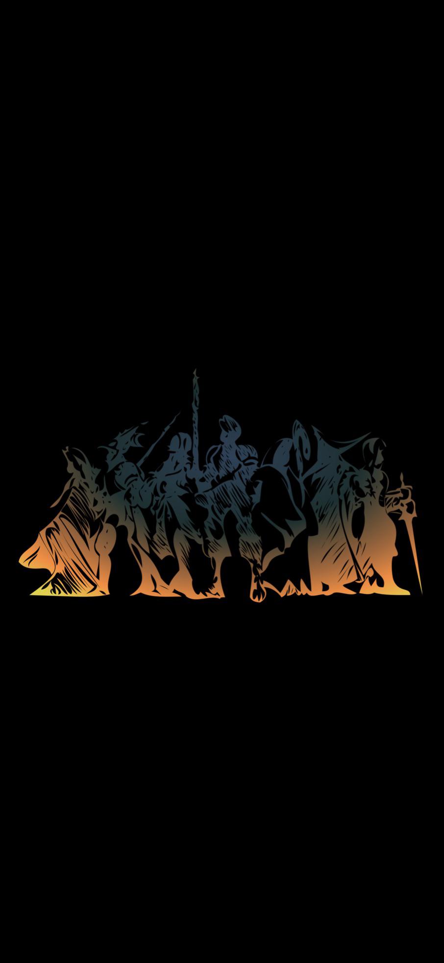 906x1963 Final Fantasy Logo Wallpaper 3 : r