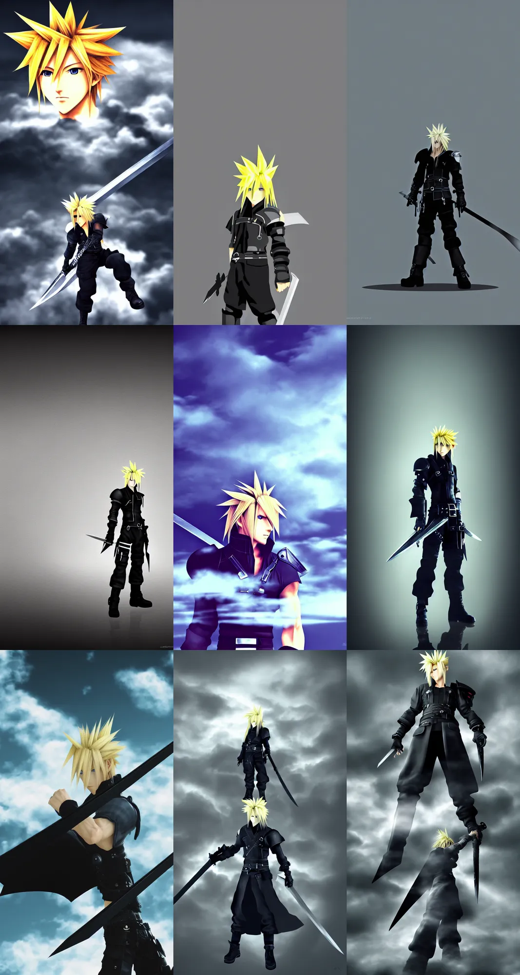 1067x2000 cloud strife, final fantasy 7. Stable