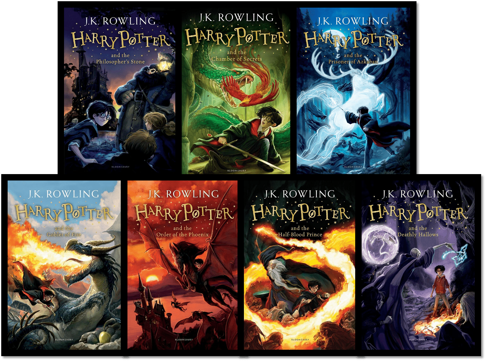 1594x1184 Bloomsbury New Harry Potter Covers