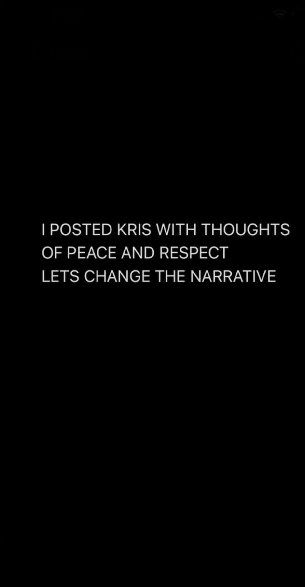 1242x2391 Kanye West clarifies he uploaded Kris's