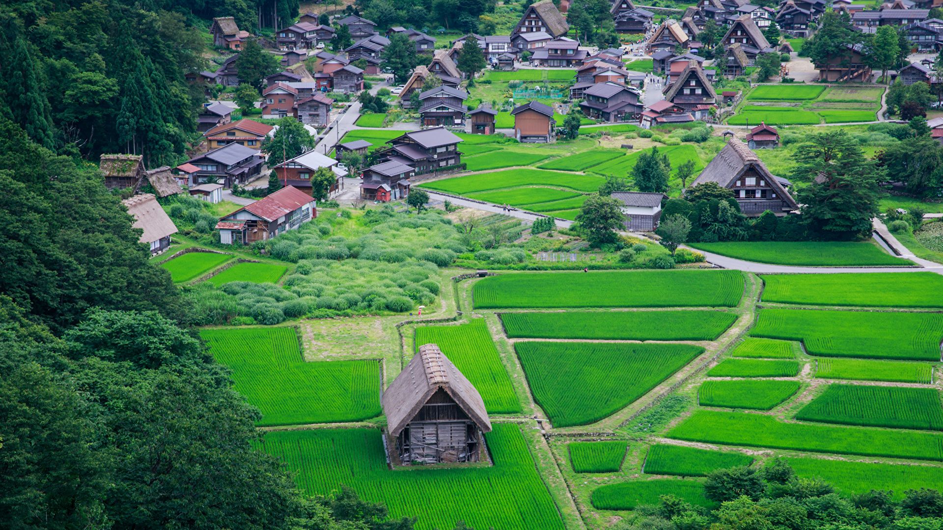 1920x1080 Picture Japan Nagoya Fields Cities