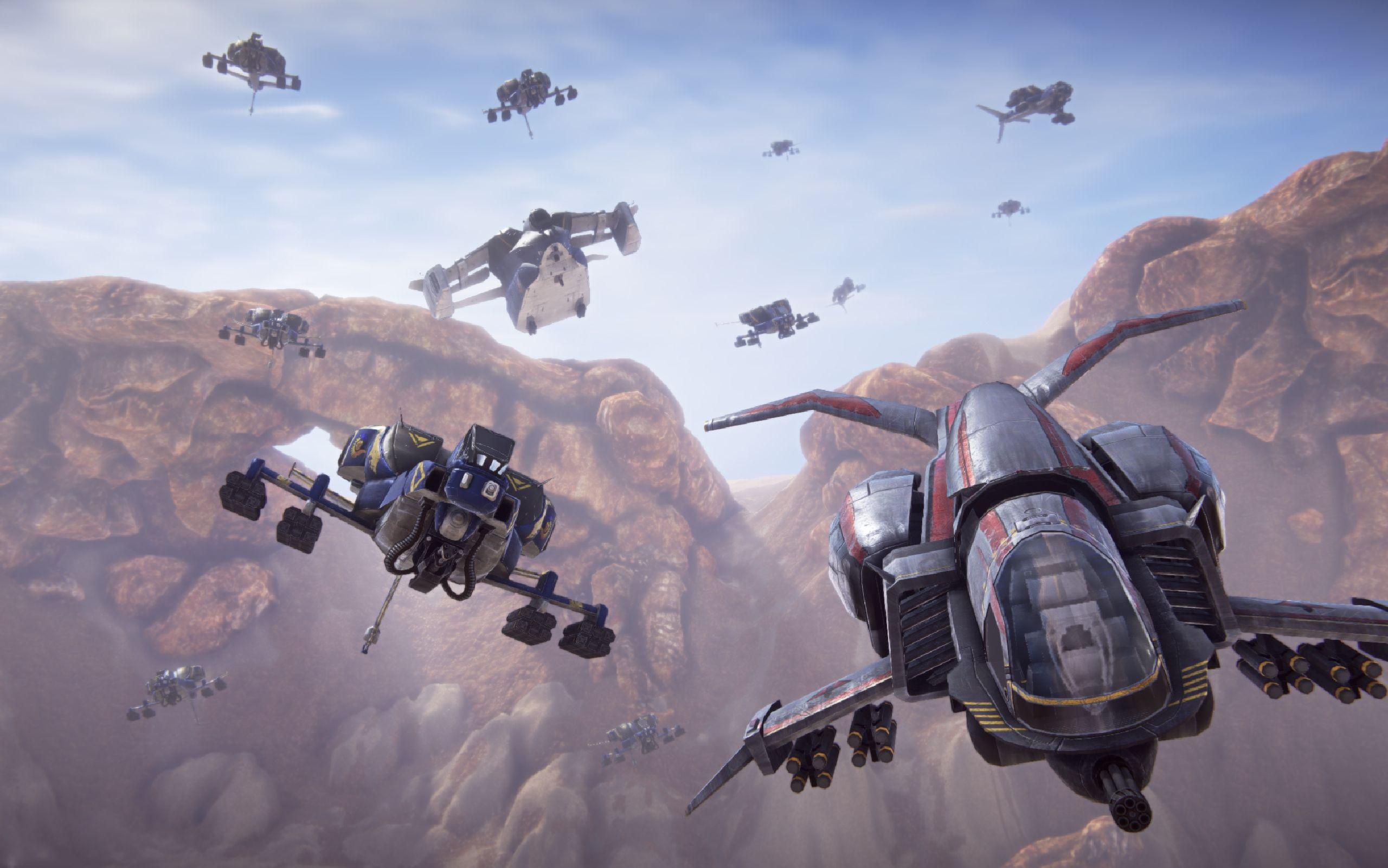 2560x1601 Sci Fi Aircraft Image