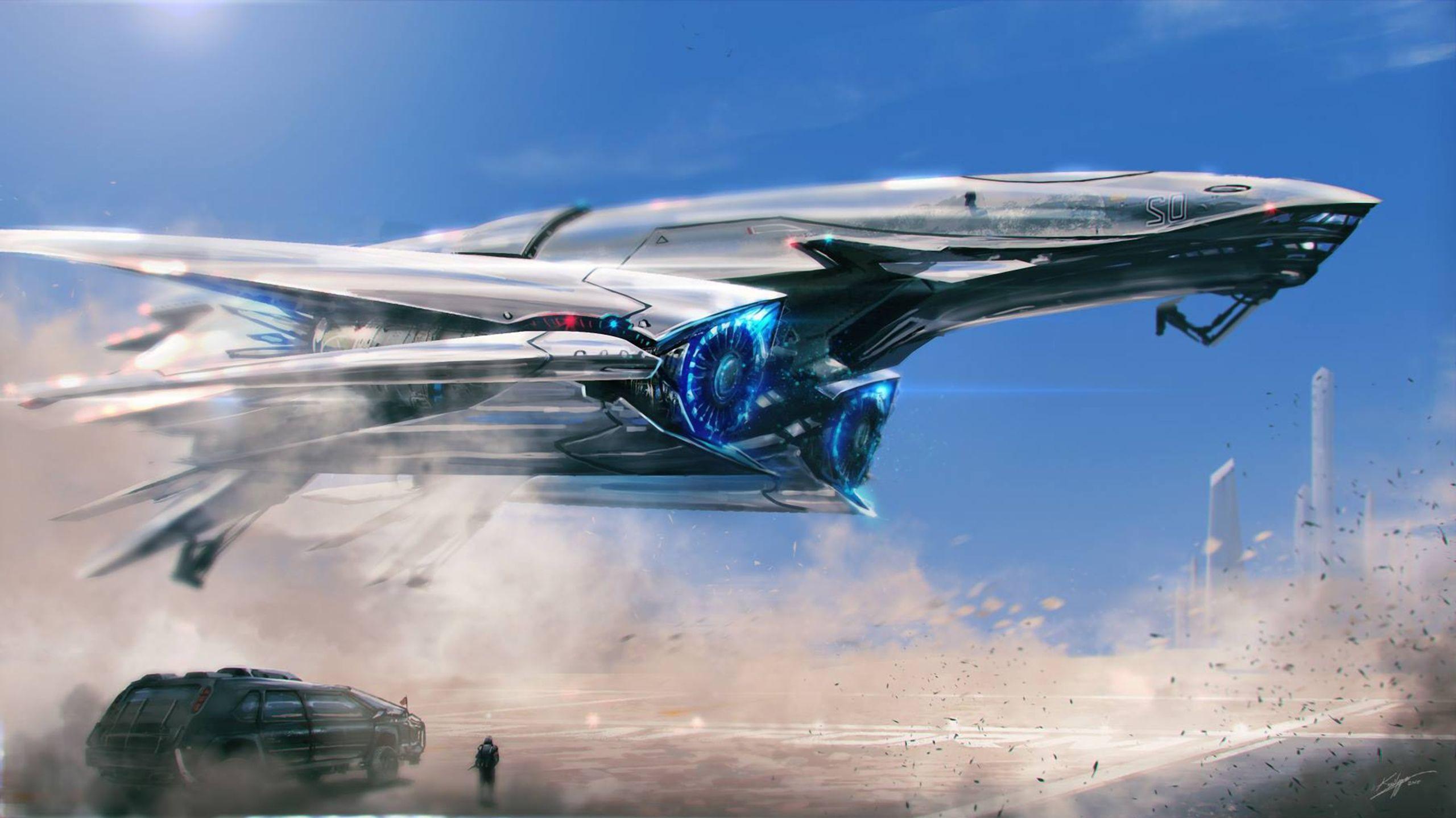 2560x1440 Spaceship Scifi 1440P Resolution HD 4k Wallpaper, Image