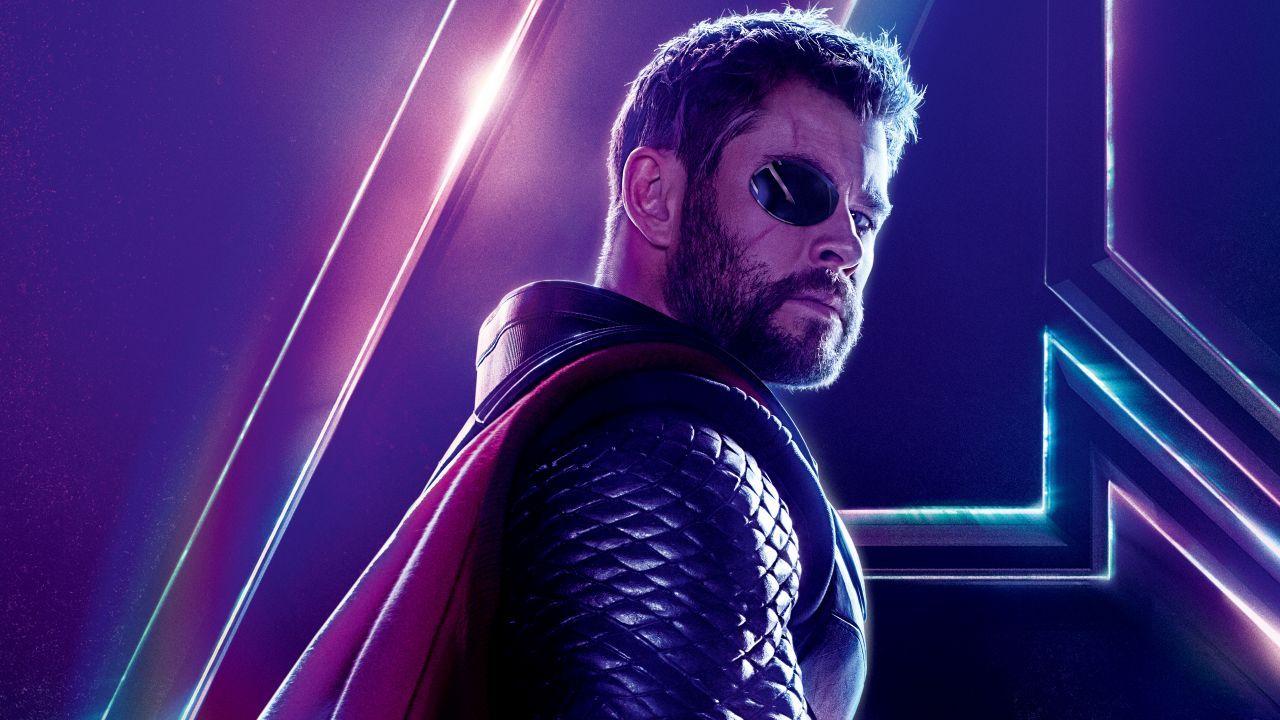 1280x720 Wallpaper Avengers: Infinity War, Chris Hemsworth, Thor, 4K