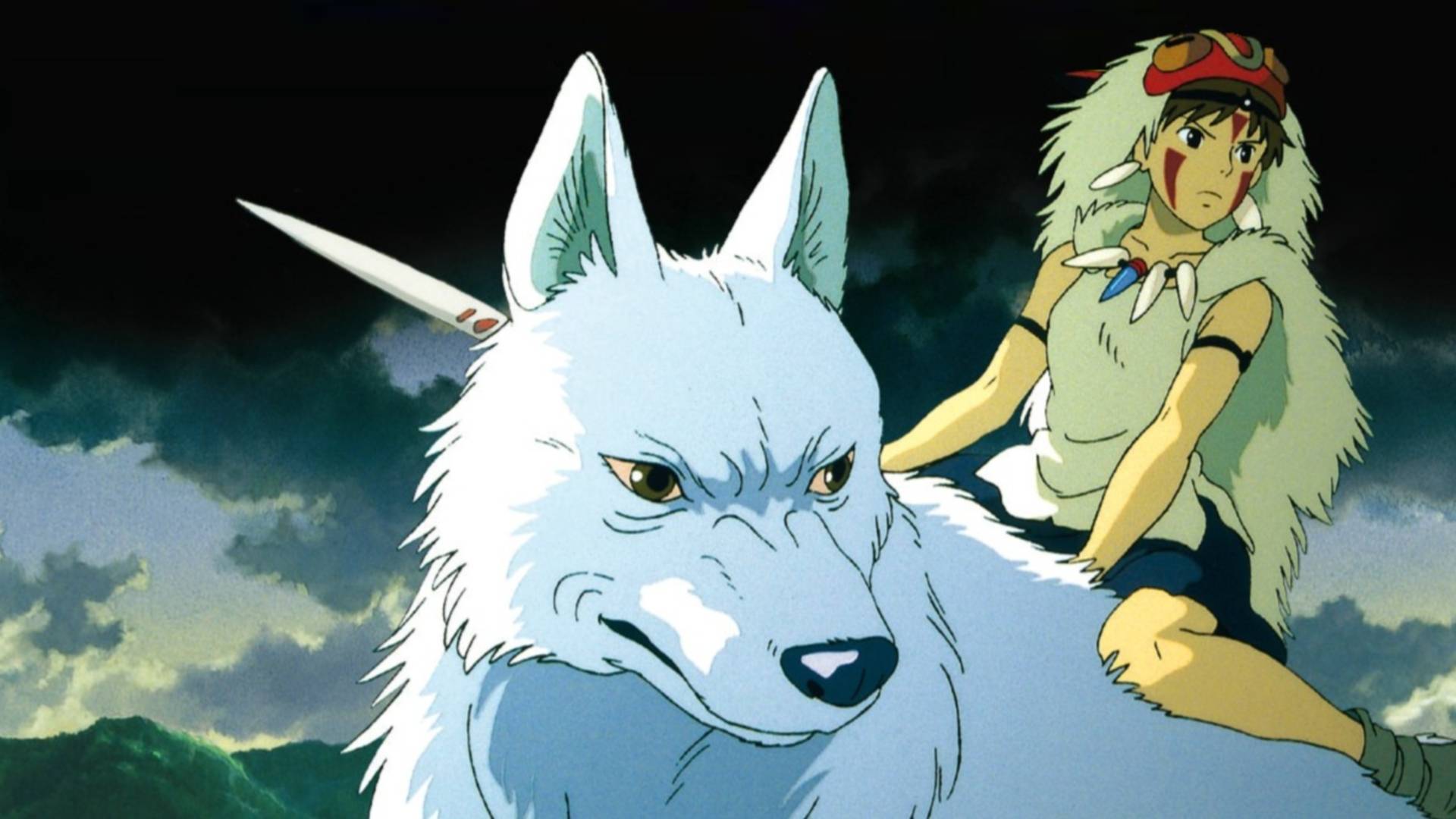 1920x1080 Wallpaper studio ghibli princess mononoke. file